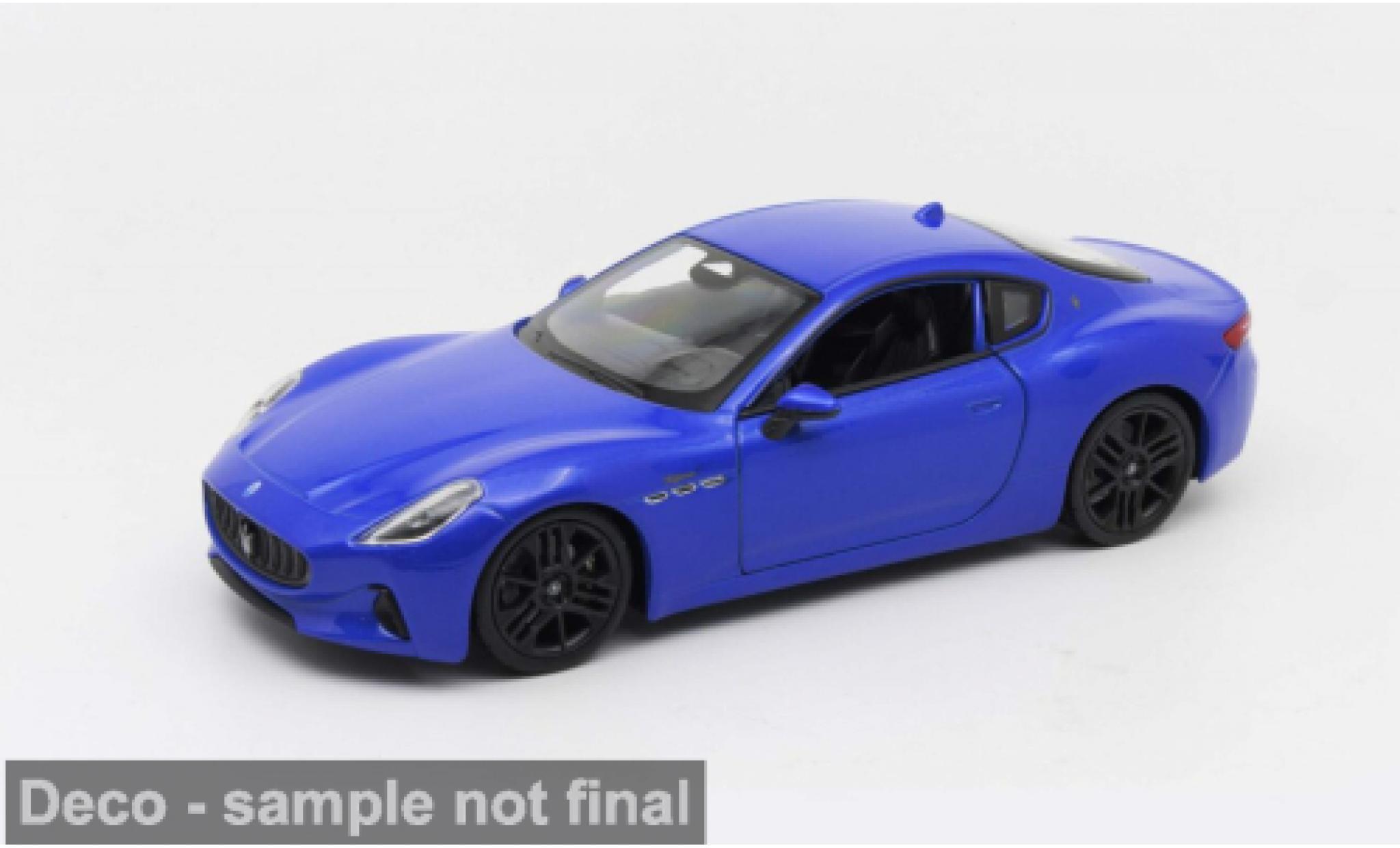 Maserati Gran Turismo 1/24 Welly Folgore blau 2023 1:24 diecast model cars