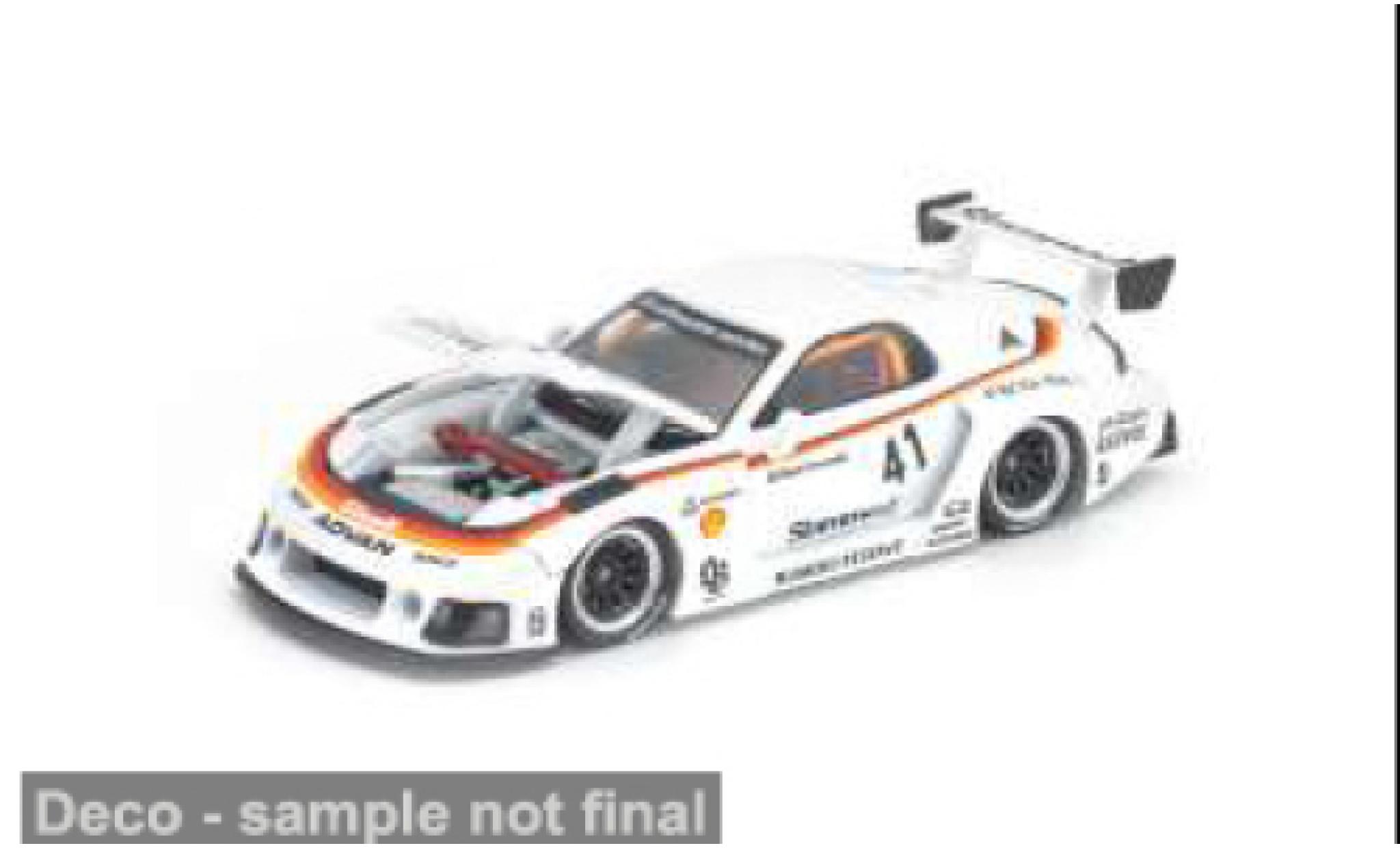 Mazda RX7 1/64 Pop Race (FD3S) weiss/Dekor 1:64 diecast model cars