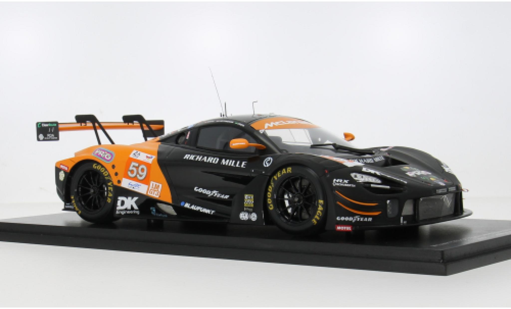McLaren 720 1/18 Spark S GT3 EVO Le Mans 24h Le Mans 2024 United Autosports #59 G.Saucy/J.Cottingham 1:18 diecast model cars