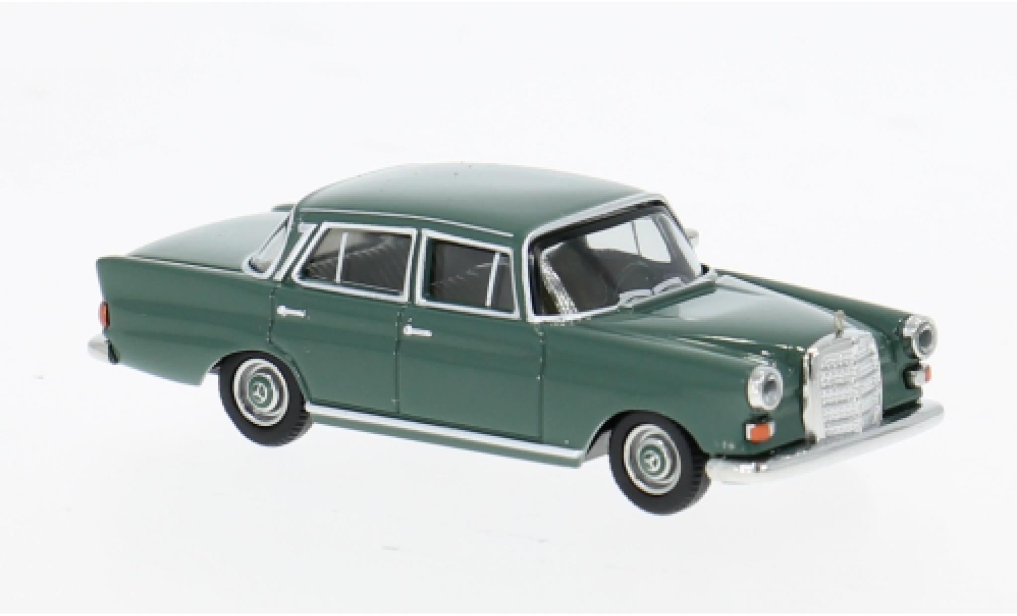 Mercedes 200 1/87 Herpa Heckflosse green 1:87 diecast model cars