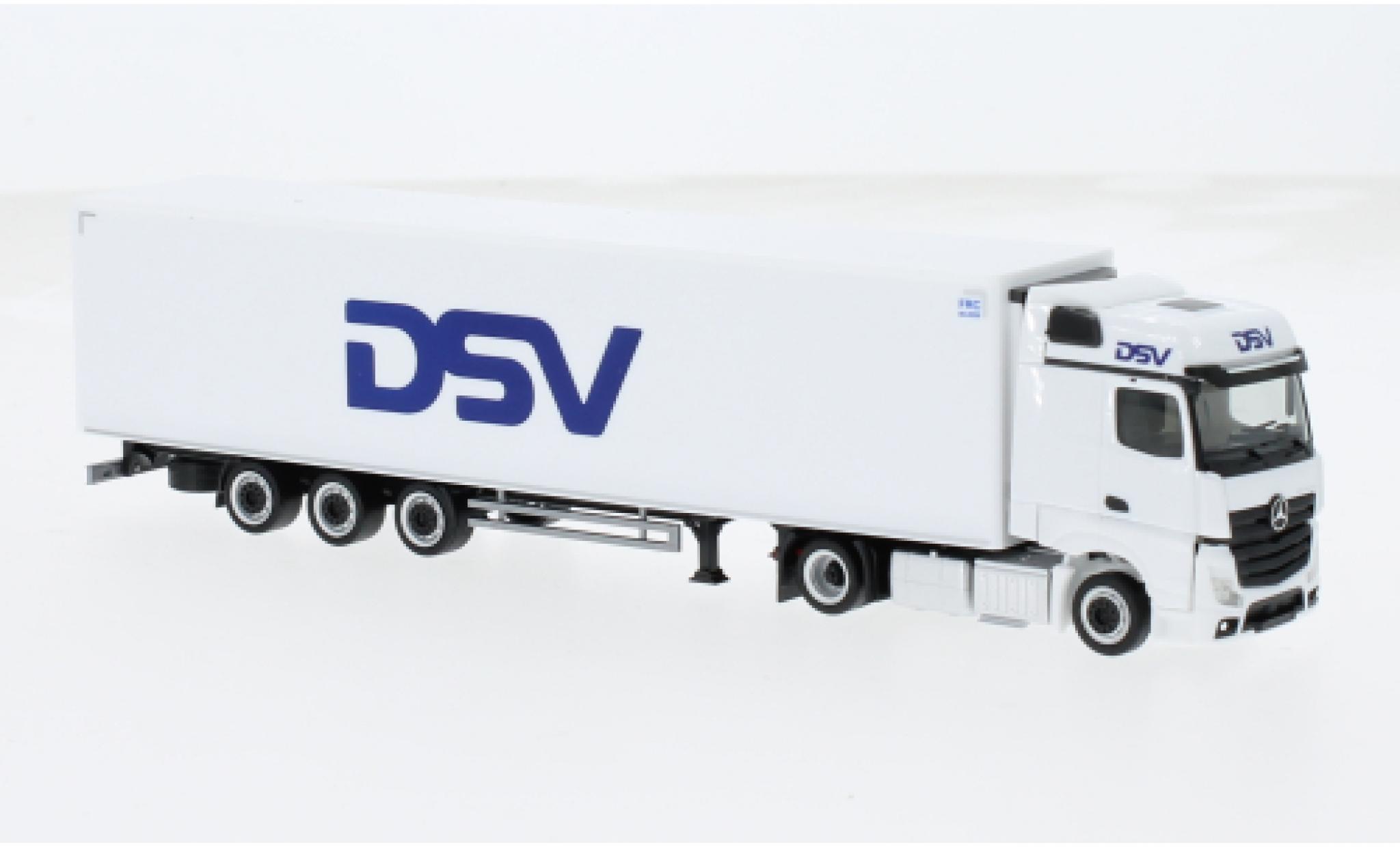 Mercedes Actros 1/87 Herpa Bigspace DSV (DK) 1:87 diecast model cars