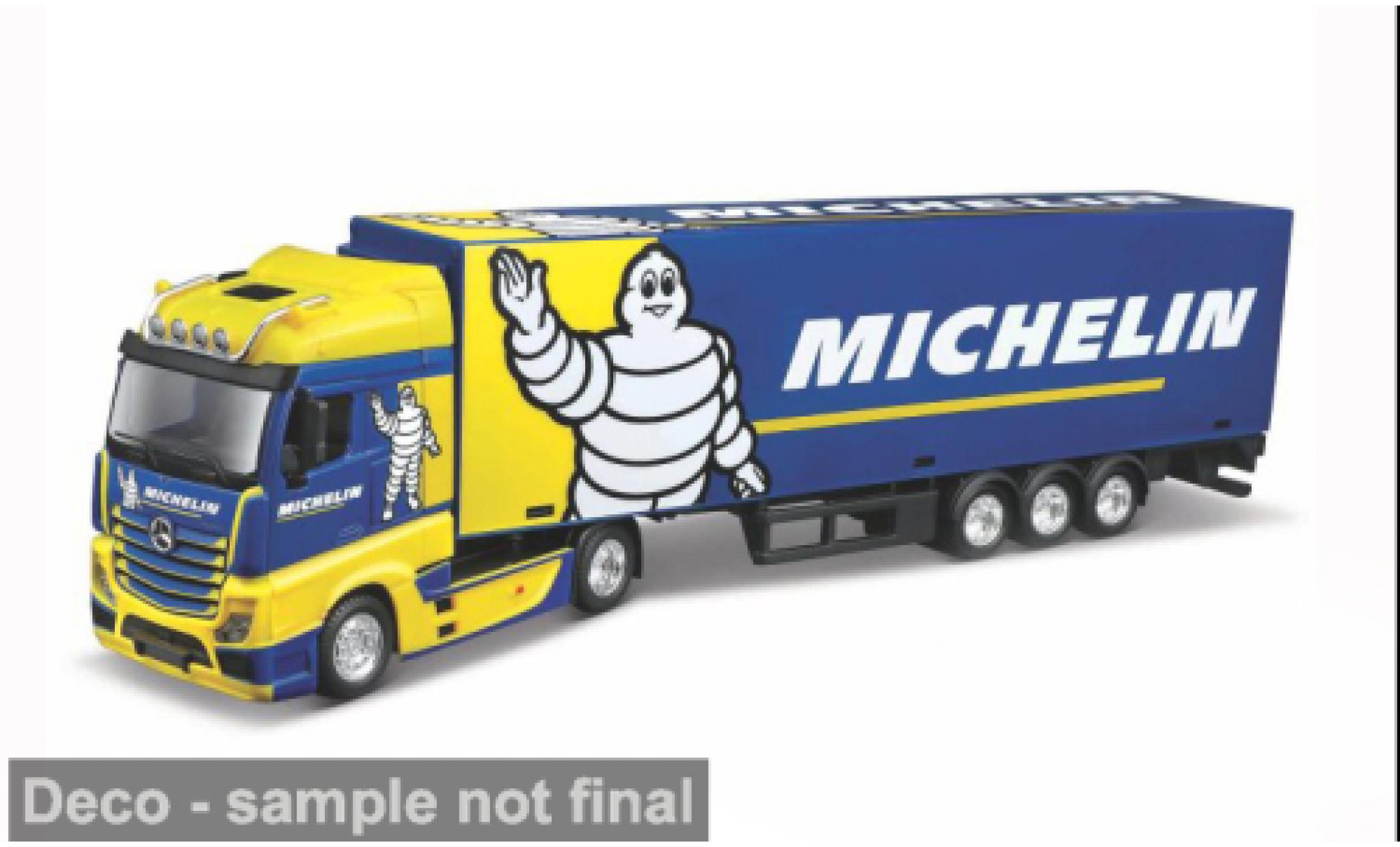 Mercedes Actros 1/43 Burago Gigaspace Michelin 1:43 Bburago diecast model cars