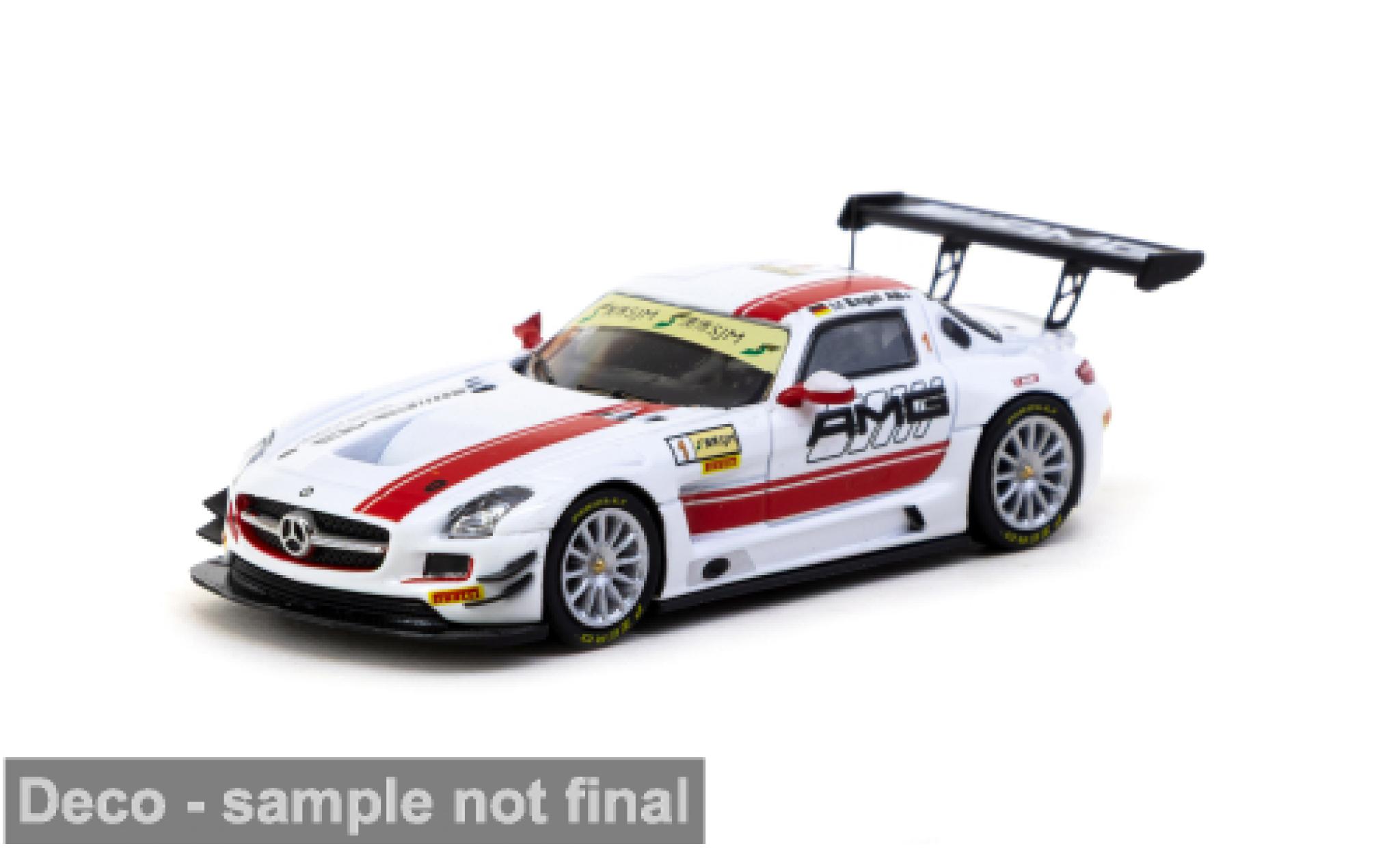 Mercedes SLS 1/64 Tarmac Works AMG GT3 FIA GT World Cup Macau GT Cup 2015 AMG Driving Academy #1 M.Engel 1:64 diecast model cars