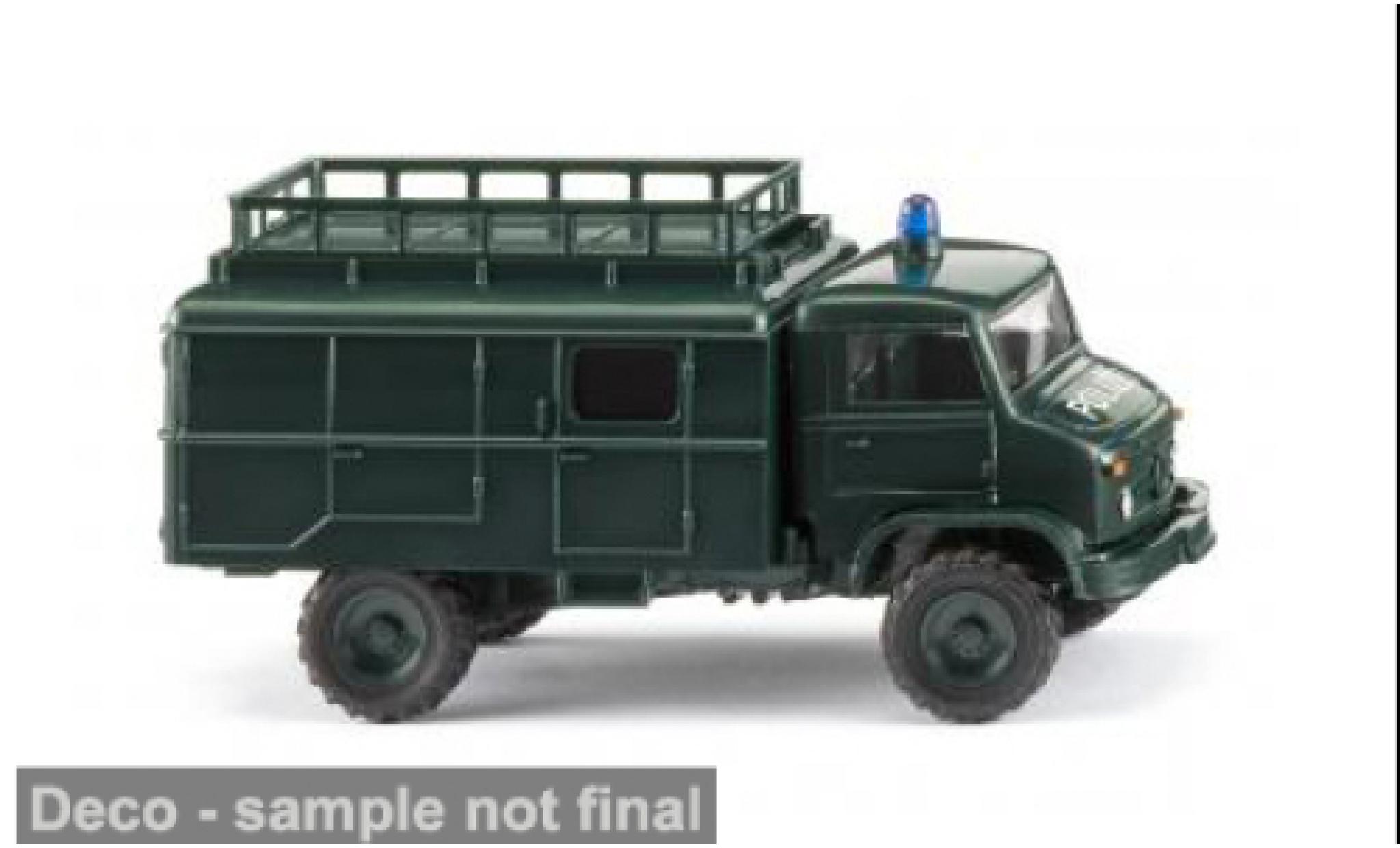 Mercedes Unimog 1/87 Wiking 404 S 1955 Polizei 1:87 diecast model cars