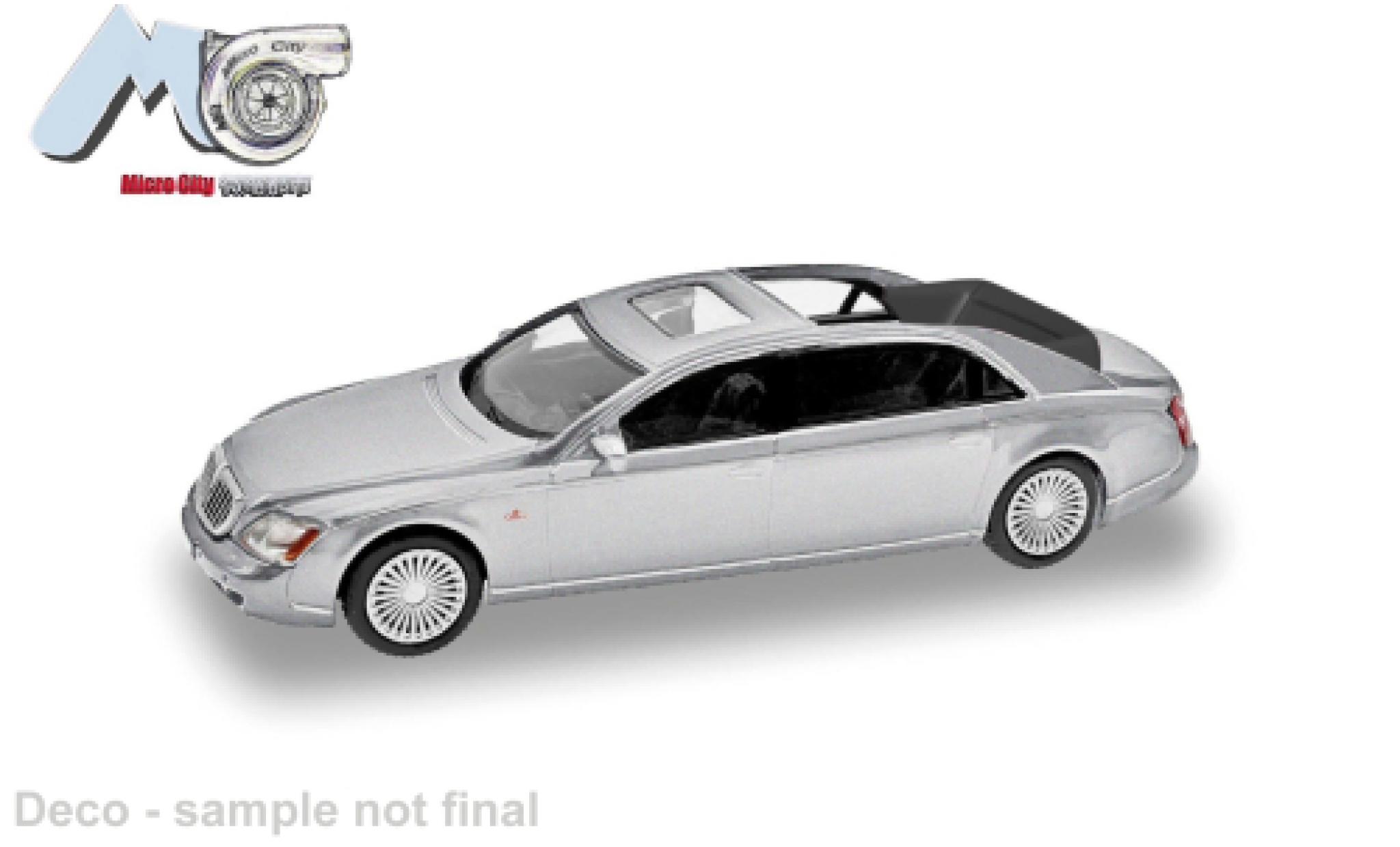 Maybach 62 Micro City 87 S silber 1:87 diecast model cars