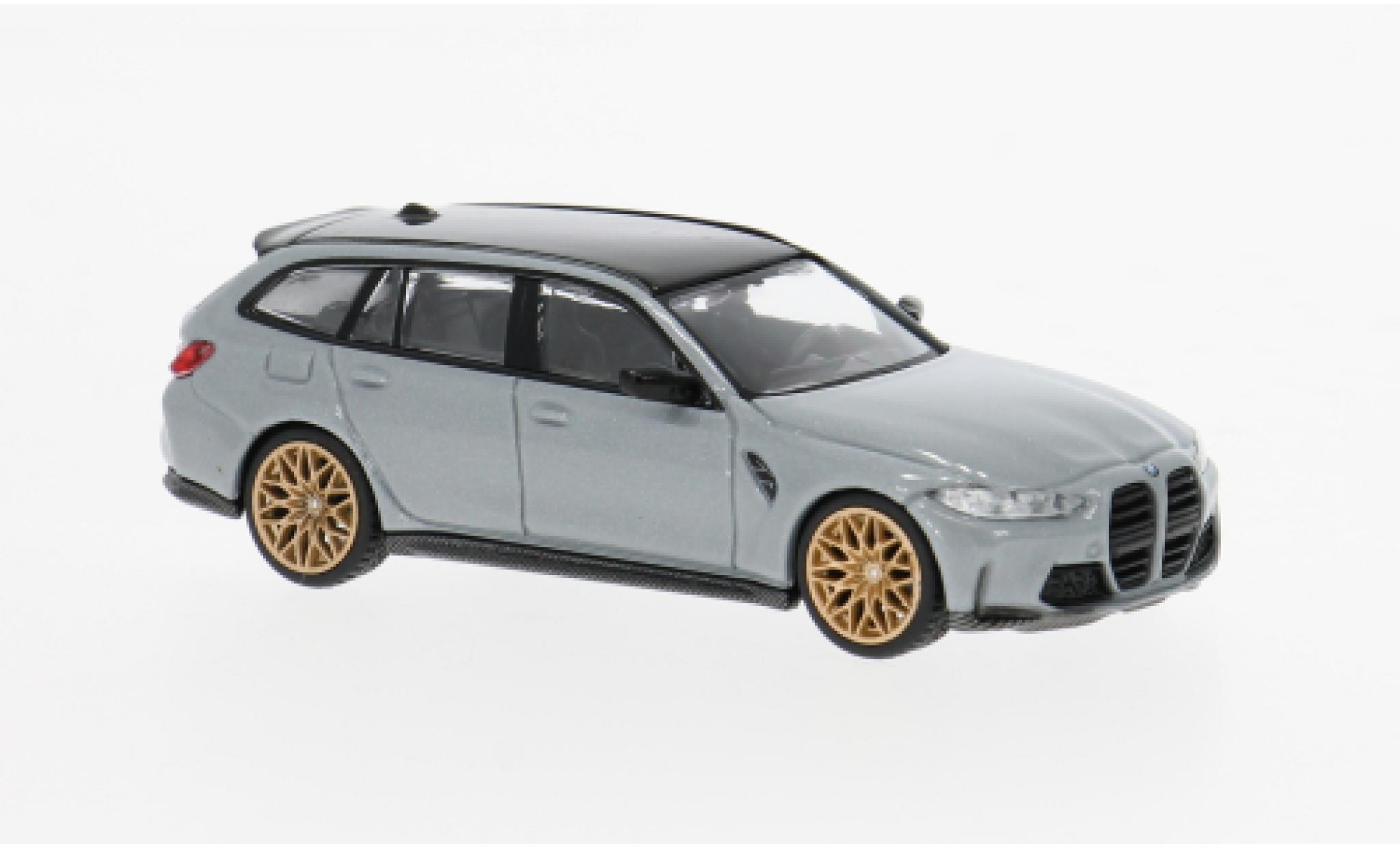 Bmw M3 Mini GT Competition (G81) grau 2024 1:64 diecast model cars