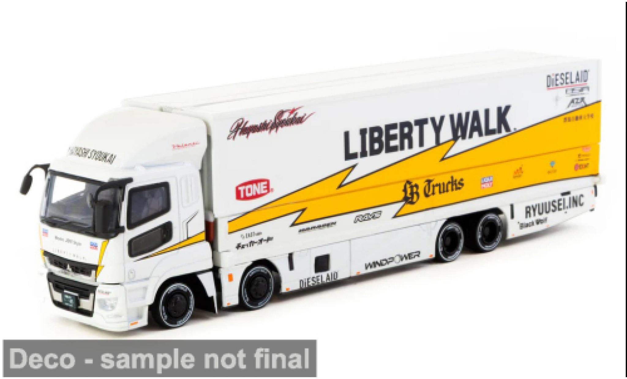 Mitsubishi Fuso 1/64 Tarmac Works Super Great LB-Trucks 1:64 diecast model cars