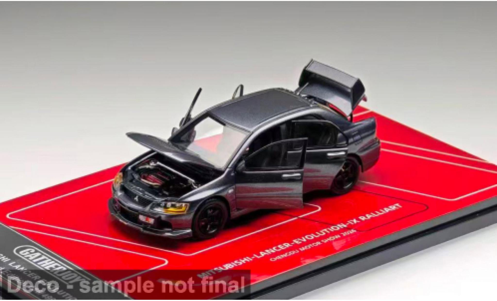 Mitsubishi Lancer 1/43 GatherJoy Evo IX Ralliart grau 1:43 diecast model cars
