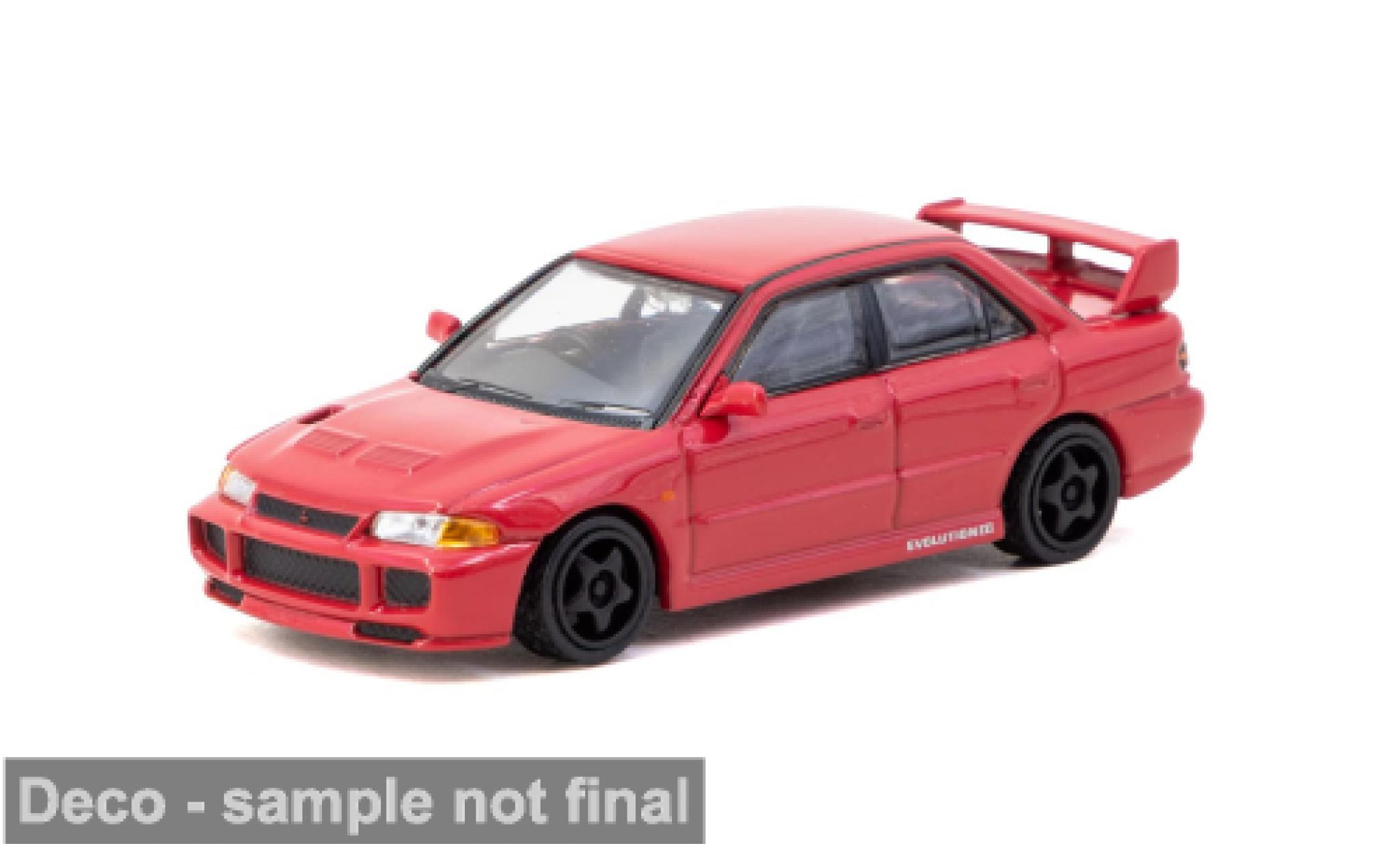 Mitsubishi Lancer 1/64 Tarmac Works GSR Evolution III rot 1995 1:64 diecast model cars