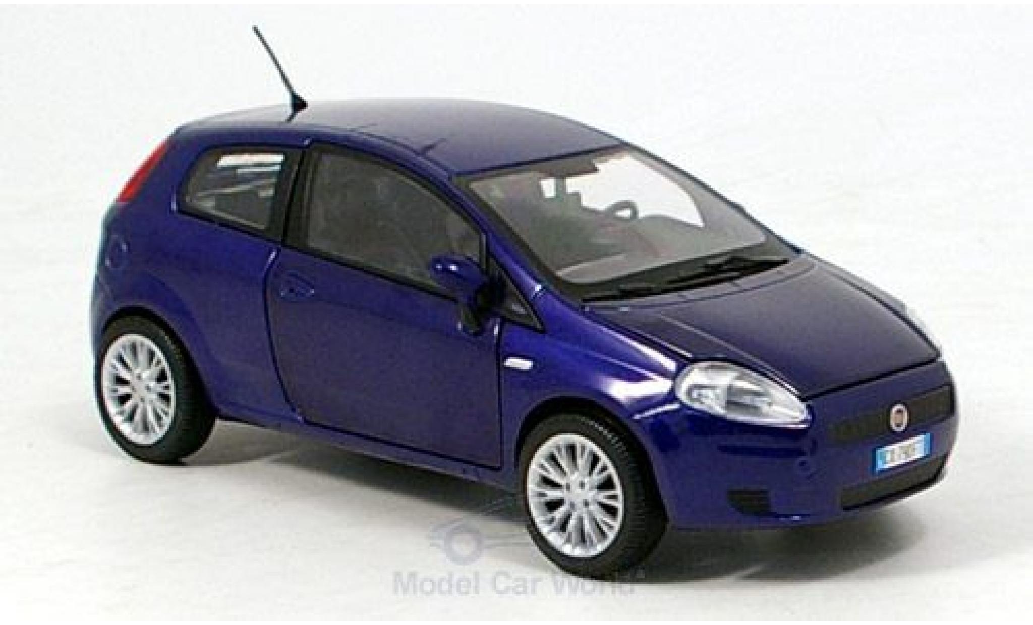 Fiat Grande Punto 2005 Bleu 1/43