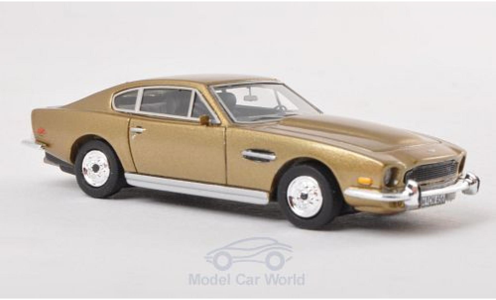 Diecast model cars Aston Martin V8 1 87 Neo gold 1980 Alldiecast