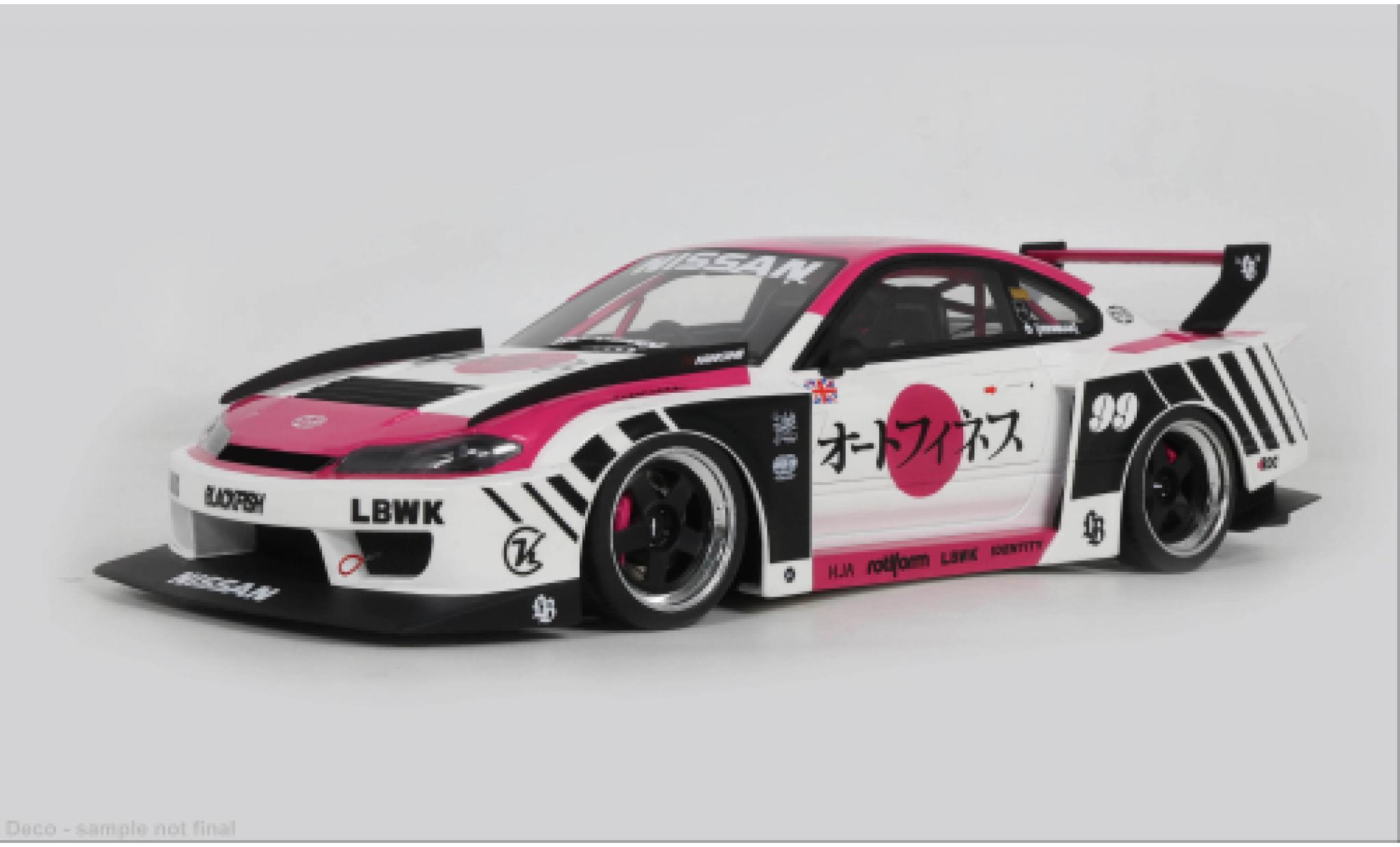 Nissan Silvia 1/18 GT Spirit (S15) LB-Super Silhouette pink/Dekor 2025 1:18 diecast model cars