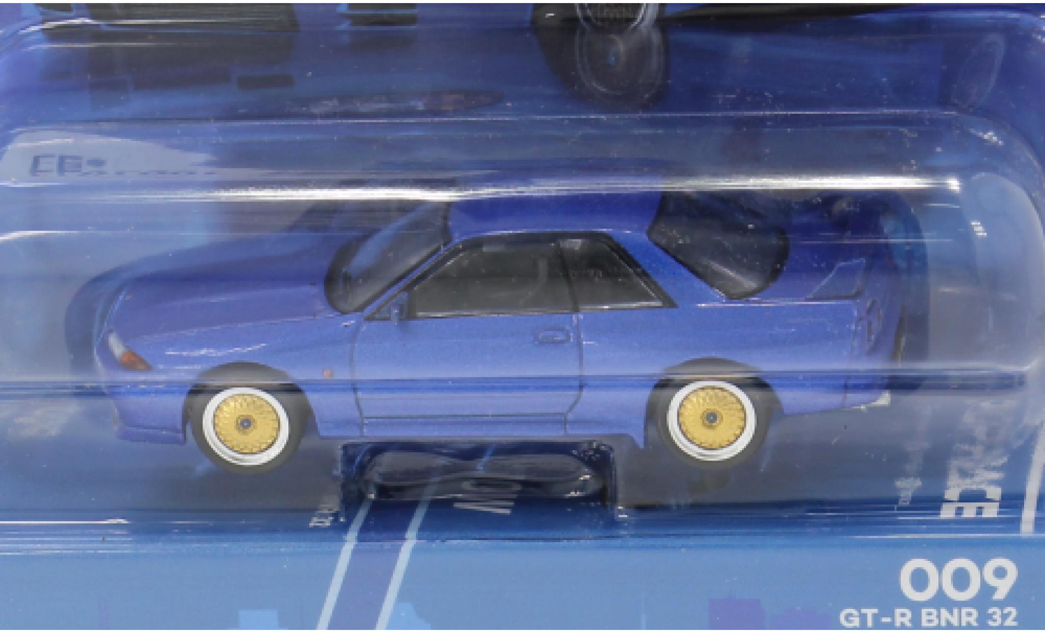 Nissan Skyline 1/64 Pop Race R32 blau 1:64 diecast model cars