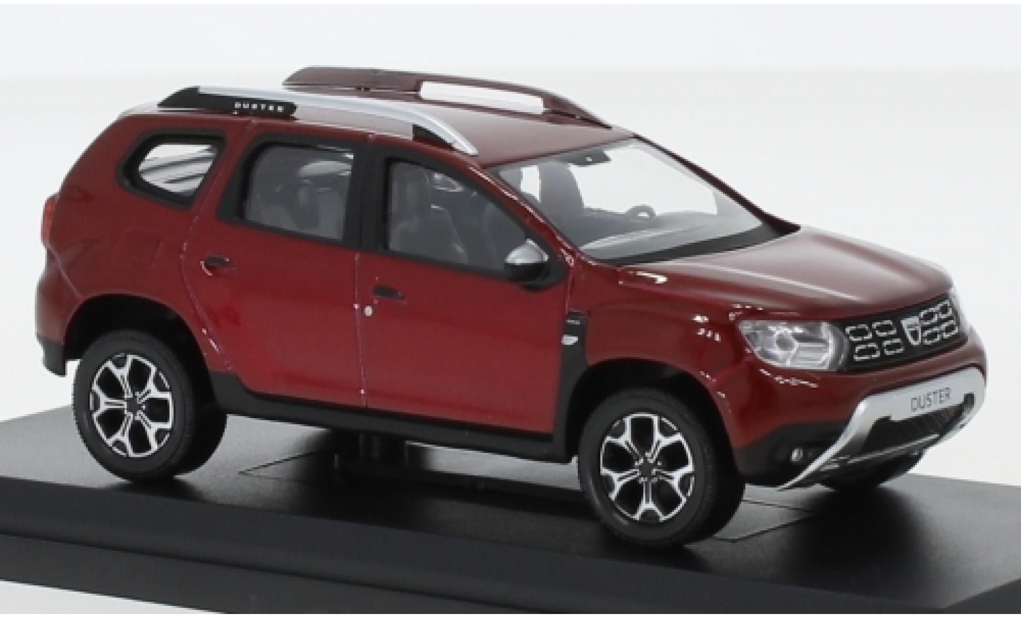 Diecast model cars Dacia Duster 1/43 Norev metallic red 2018 