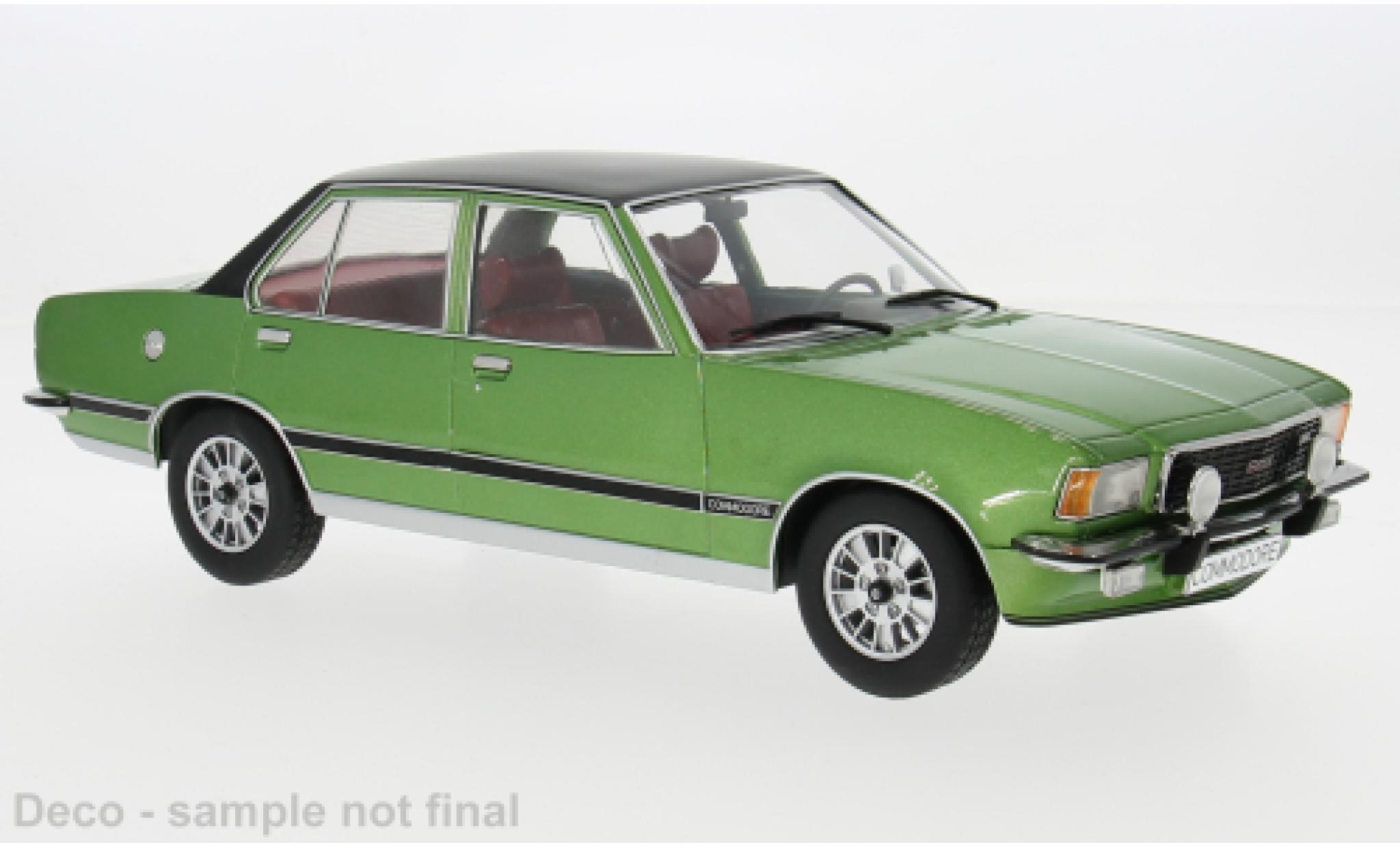 Opel Commodore 1/18 MCG B gr&uuml;n 1972 1:18 diecast model cars