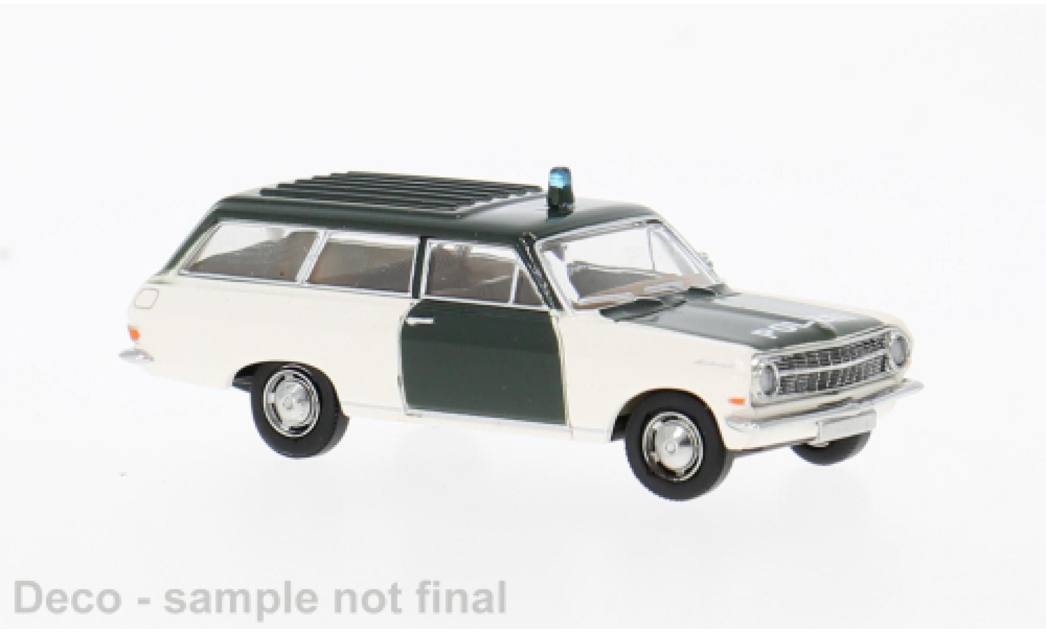 Opel Rekord 1/87 Brekina A Caravan 1963 Polizei 1:87 diecast model cars