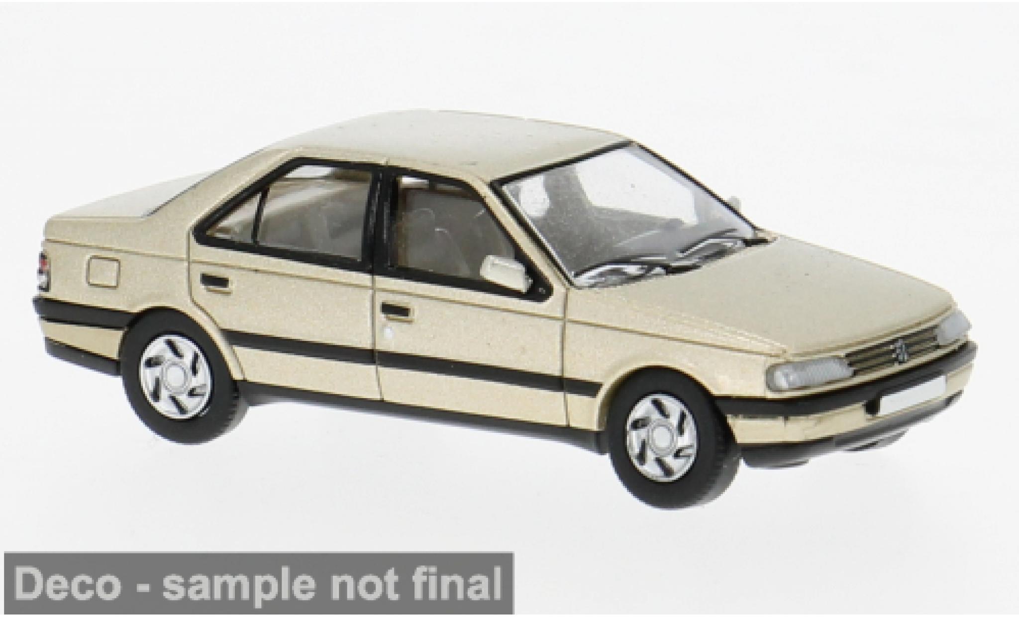 Peugeot 405 1/87 PCX87 beige 1987 1:87 diecast model cars