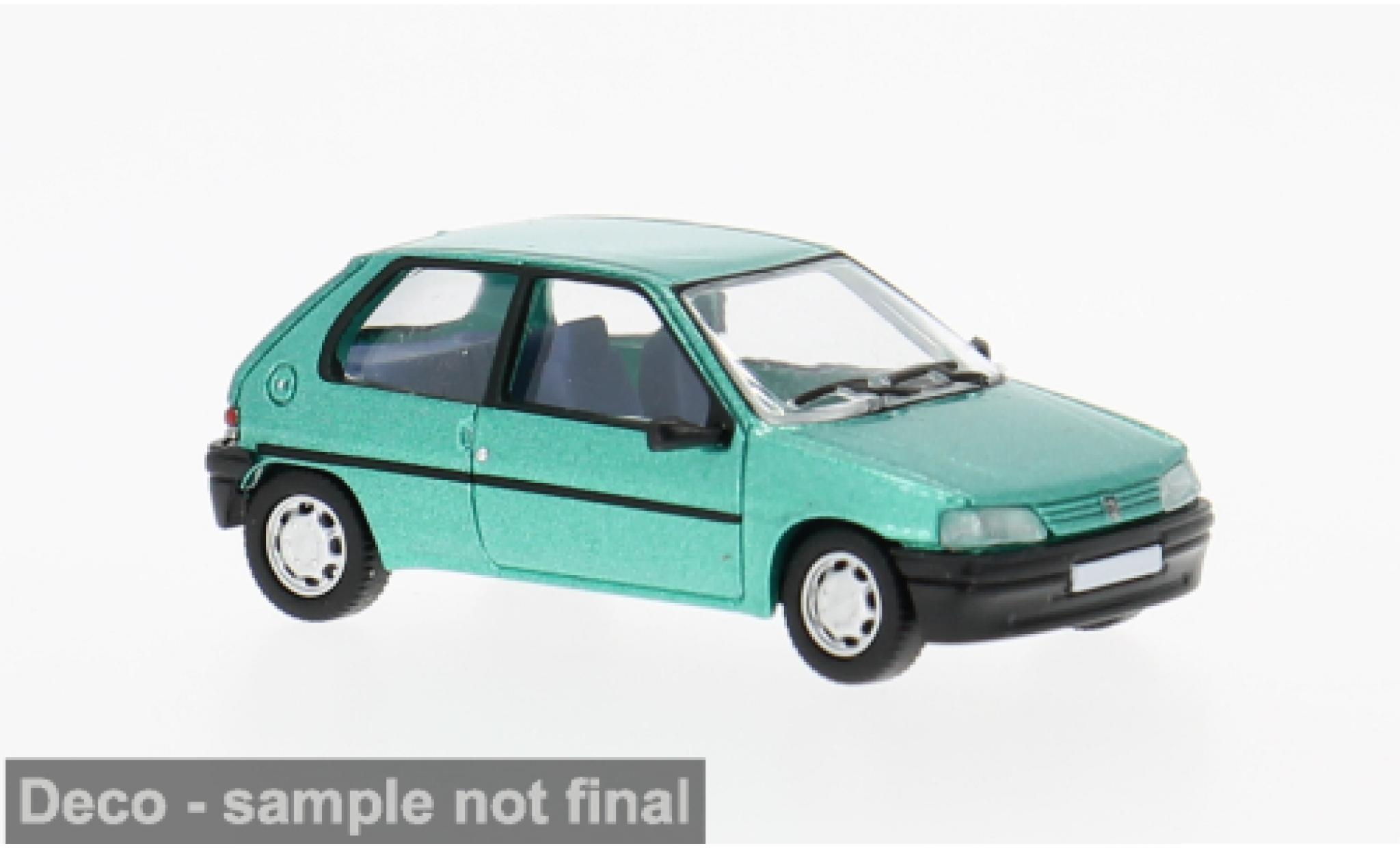 Peugeot 106 1/87 PCX87 gr&uuml;n 1991 1:87 diecast model cars