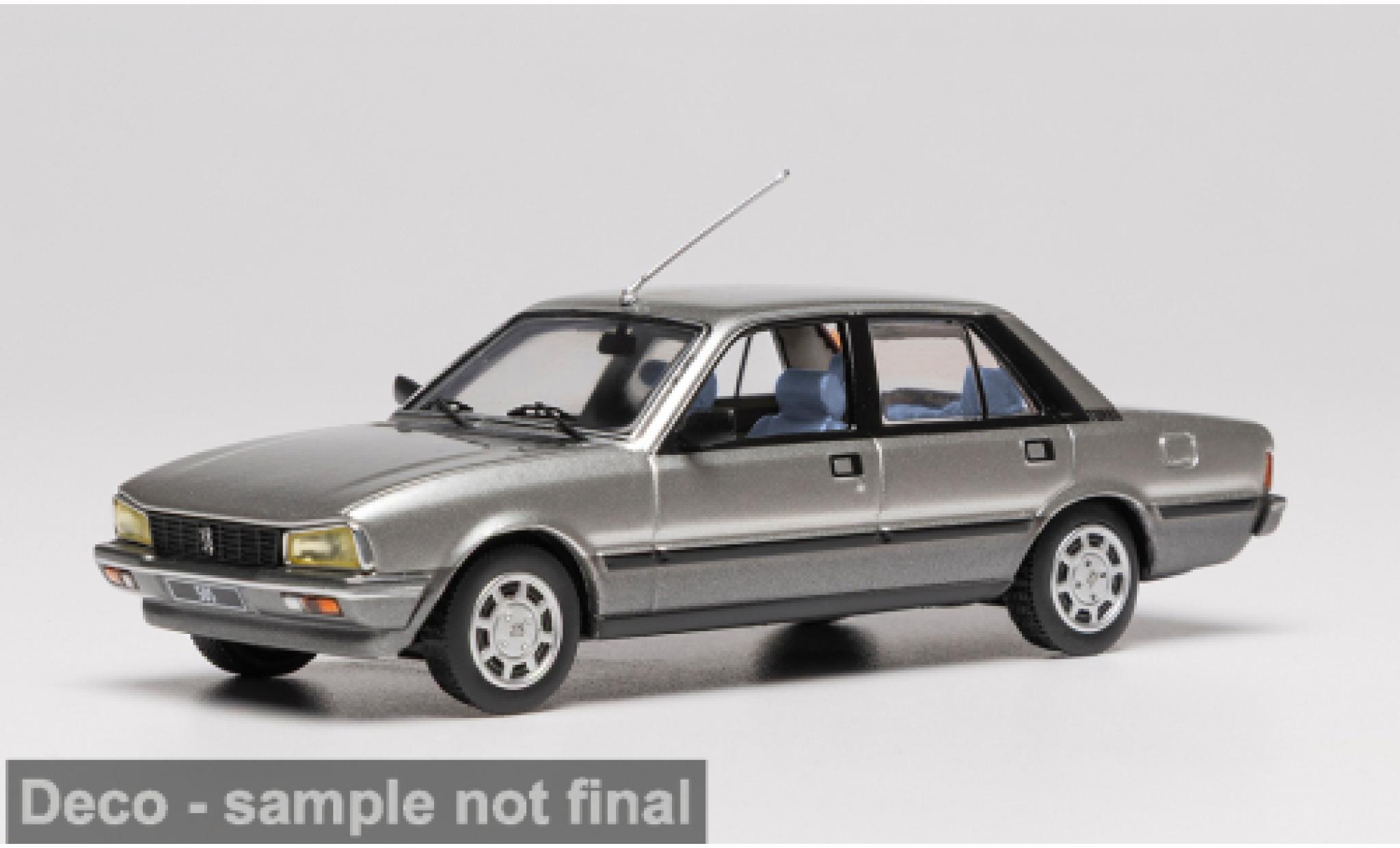 Peugeot 505 1/43 IXO Turbo silber 1984 1:43 diecast model cars