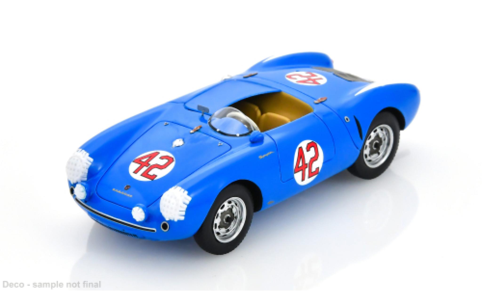 Porsche 550 1/43 Spark 12h Sebring 1956 #42 E.Crawford/H.Linge 1:43 diecast model cars