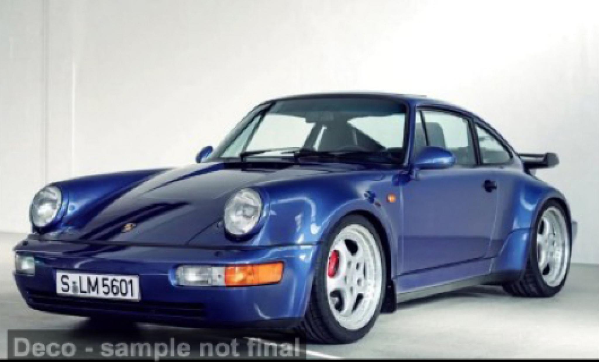 Porsche 993 Turbo 1/12 GT Spirit 911 (964) 3.6 blau 1 1:12 diecast model cars