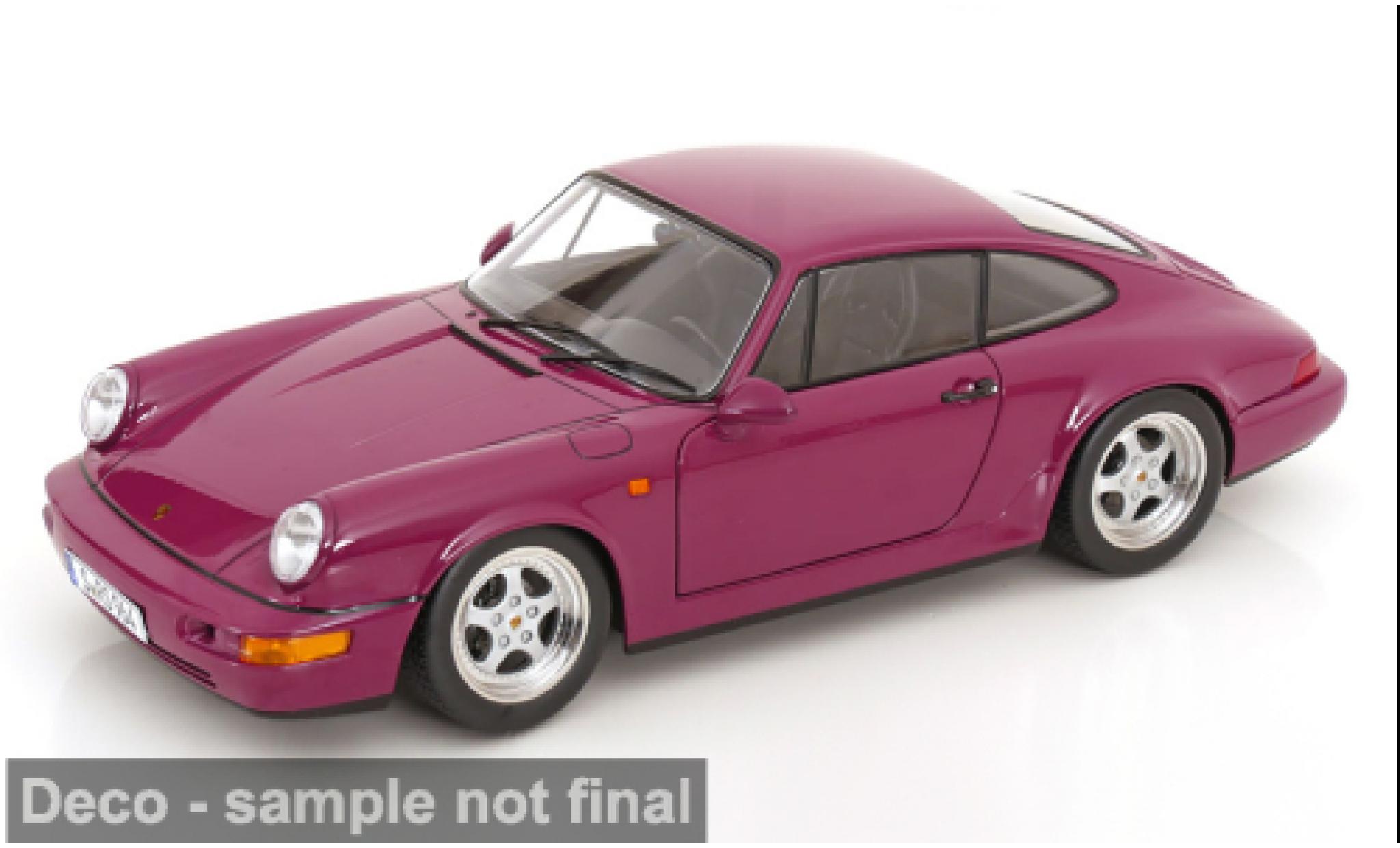 Diecast model cars Porsche 911 Carrera 4 Grey 1989 1/43 Spark