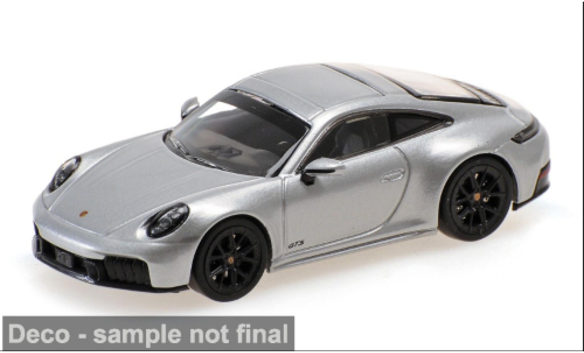 Porsche 992 GTS 1/64 Minichamps 911 (.2) Carrera grau 2025 1:64 diecast model cars