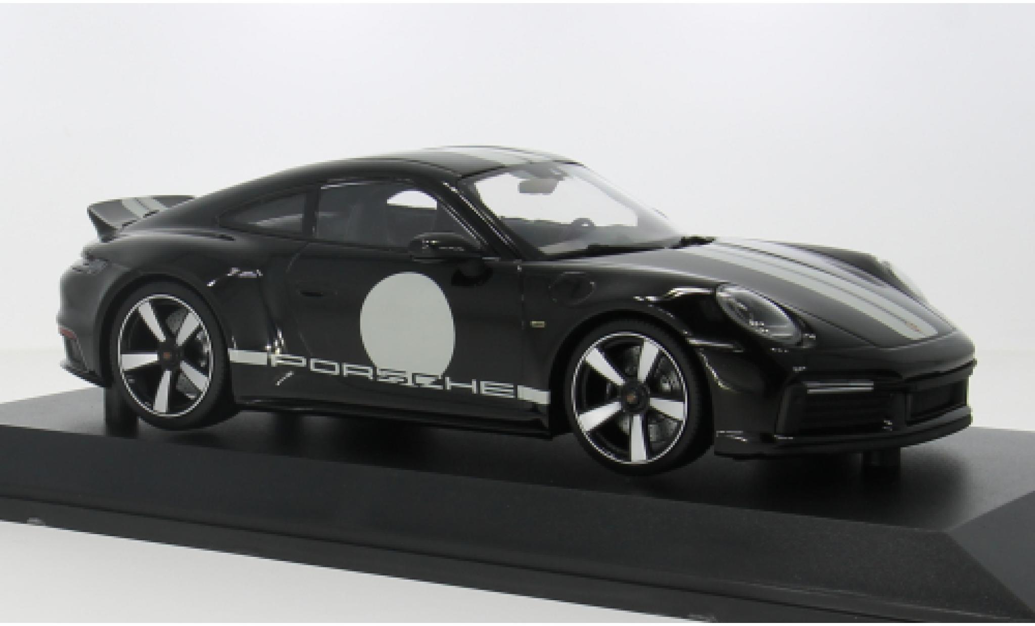 Porsche 992 1/18 Minichamps 911  Sport Classic schwarz 2022 1:18 diecast model cars