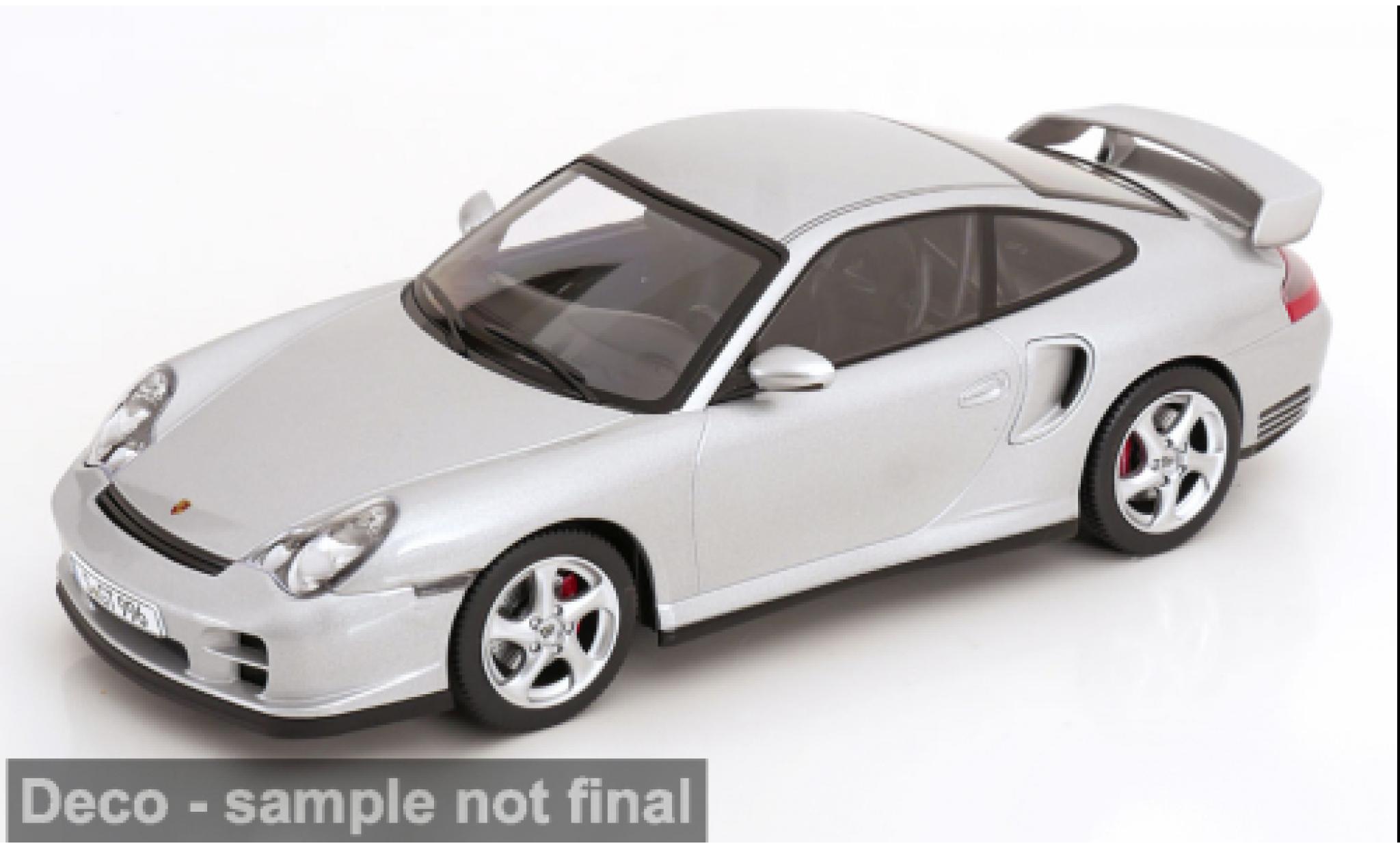 Porsche 996 GT2 1/18 KK Scale 911  silber 2001 1:18 diecast model cars