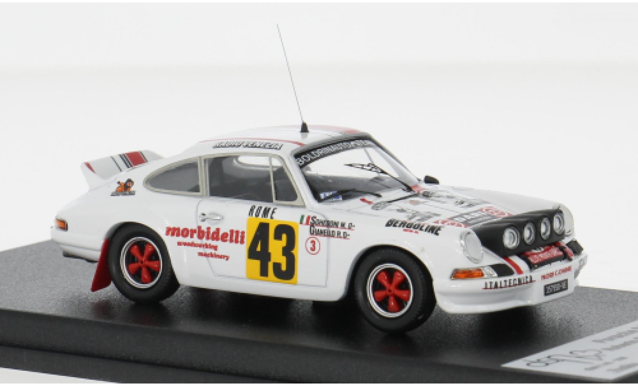 Porsche 930 RS 1/43 Trofeu 911 Carrera Rally Monte Carlo 1978 #43 R.Gianello/M.Sghedoni 1:43 diecast model cars