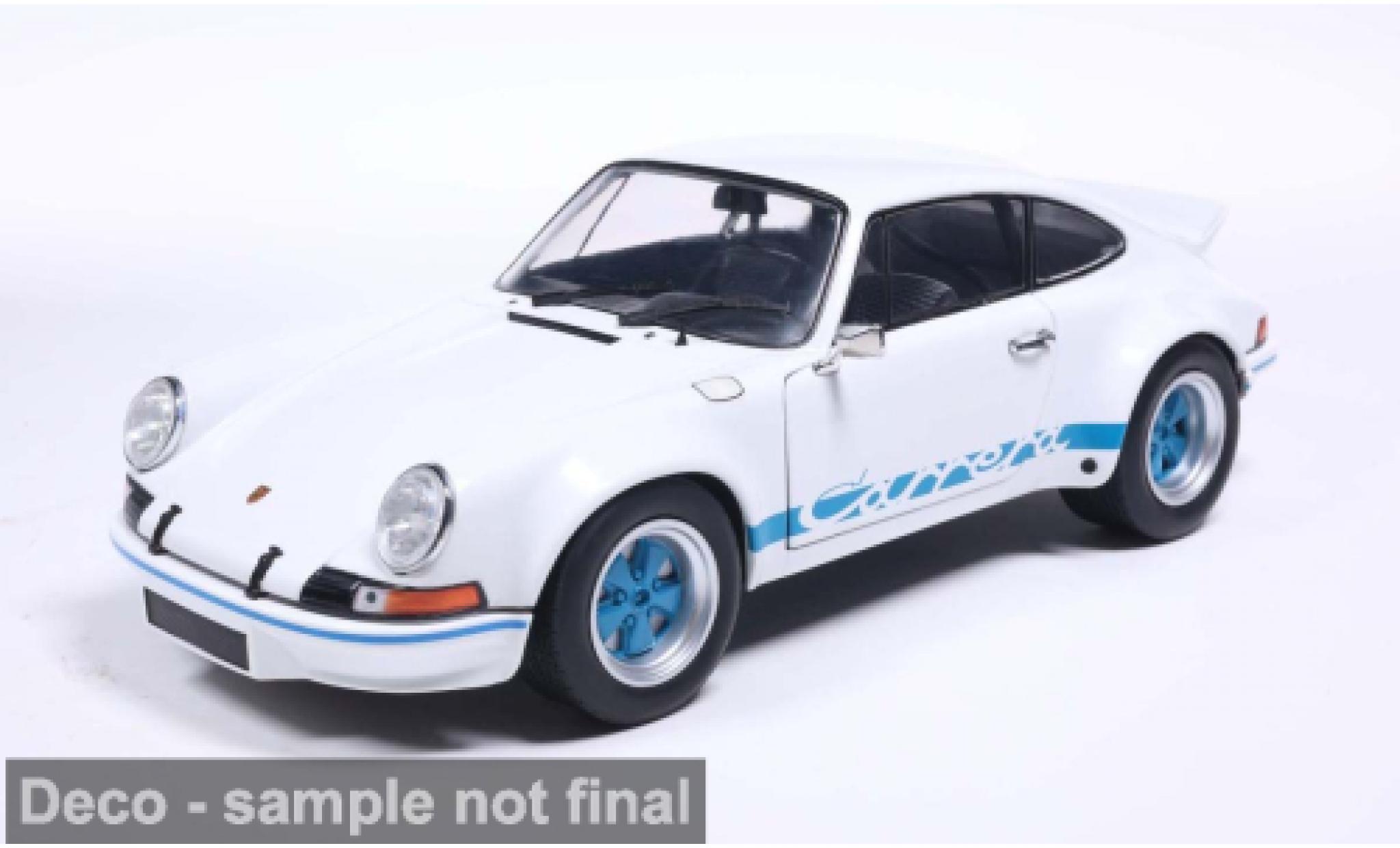 Porsche 911 1/18 Solido RSR weiss/blau 1973 1:18 diecast model cars