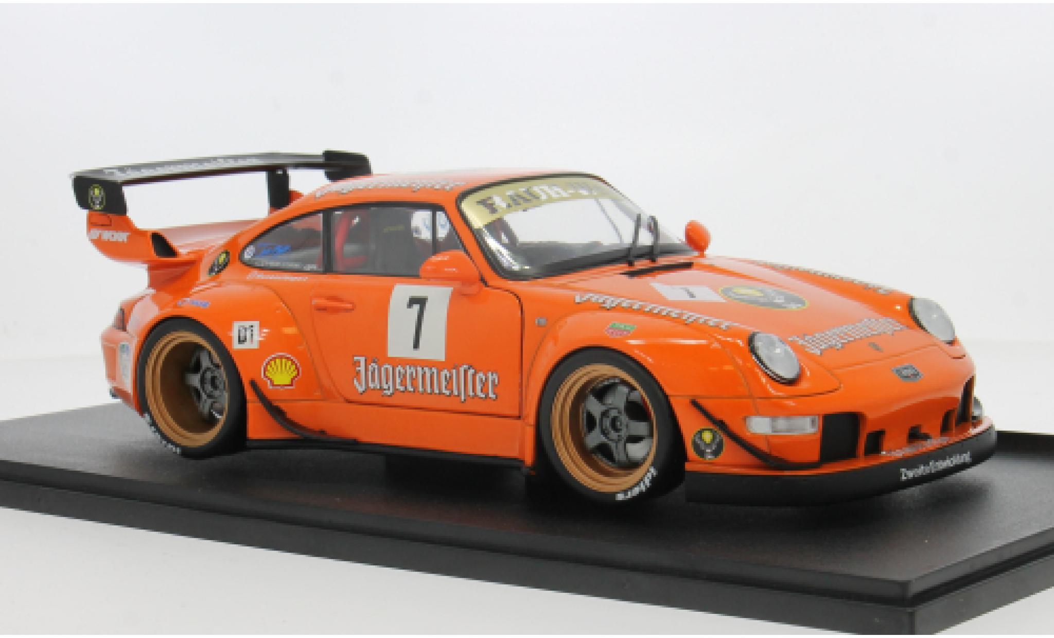Porsche 911 1/18 Solido RWB Body Kit Jägermeister 1:18 diecast model cars