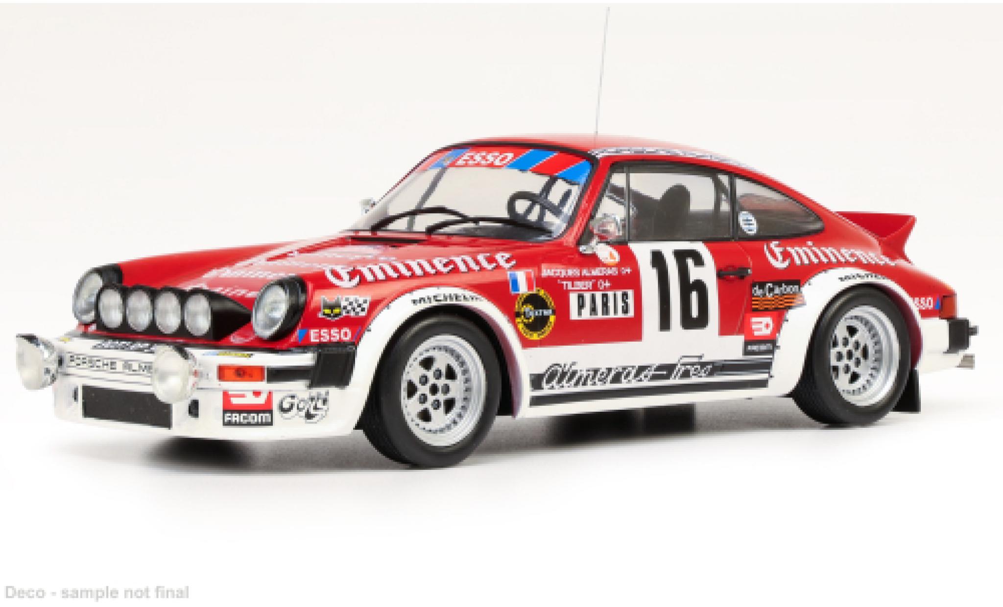 Porsche 930 1/18 IXO 911 SC Gr.4 Rally Monte Carlo 1980 Almeras #16 J.Almeras/C.Tilber 1:18 diecast model cars