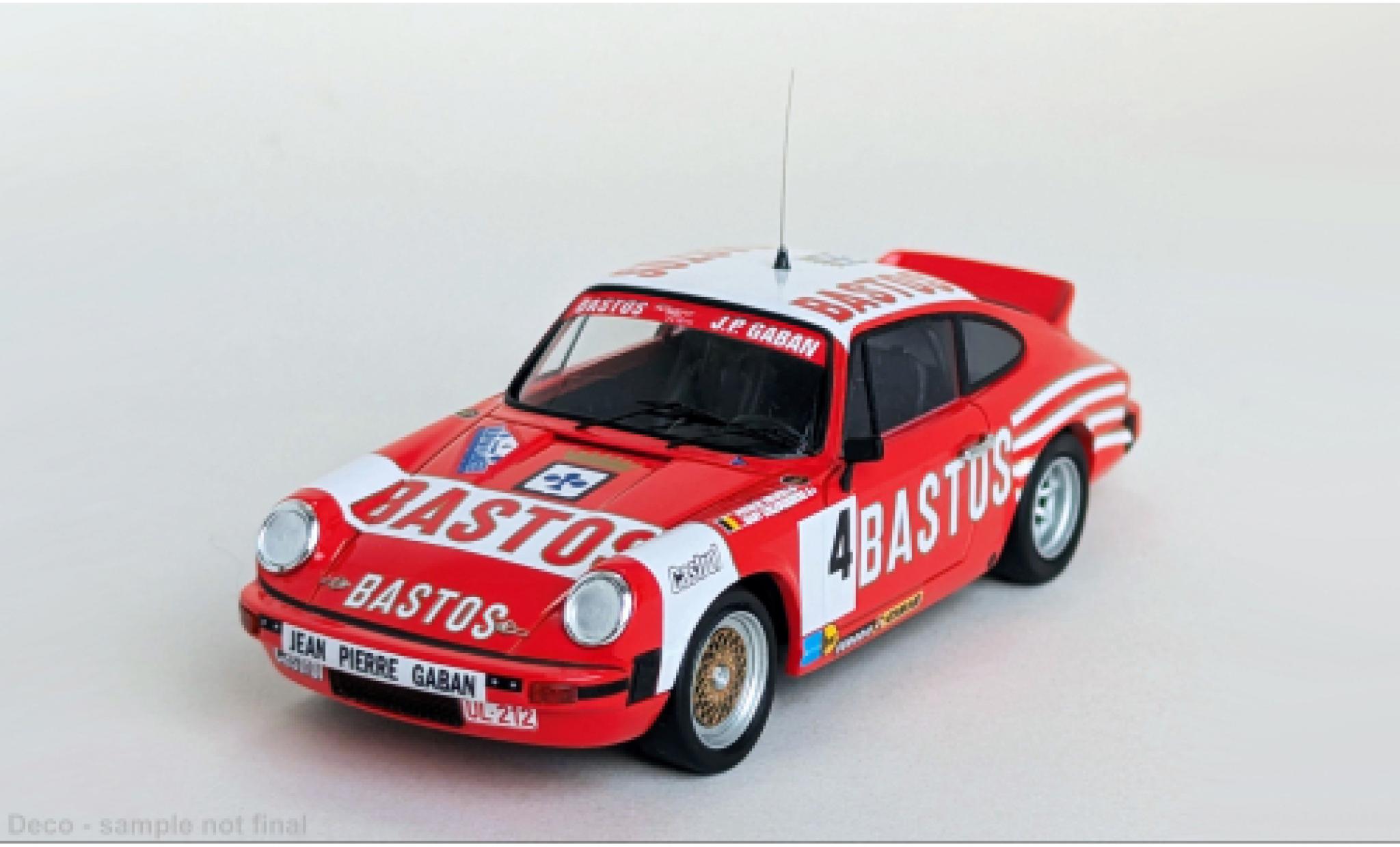 Porsche 930 1/43 Trofeu 911 SC Omloop van Vlaanderen 1983 #4 P.Snijers/D.Colebunders 1:43 diecast model cars