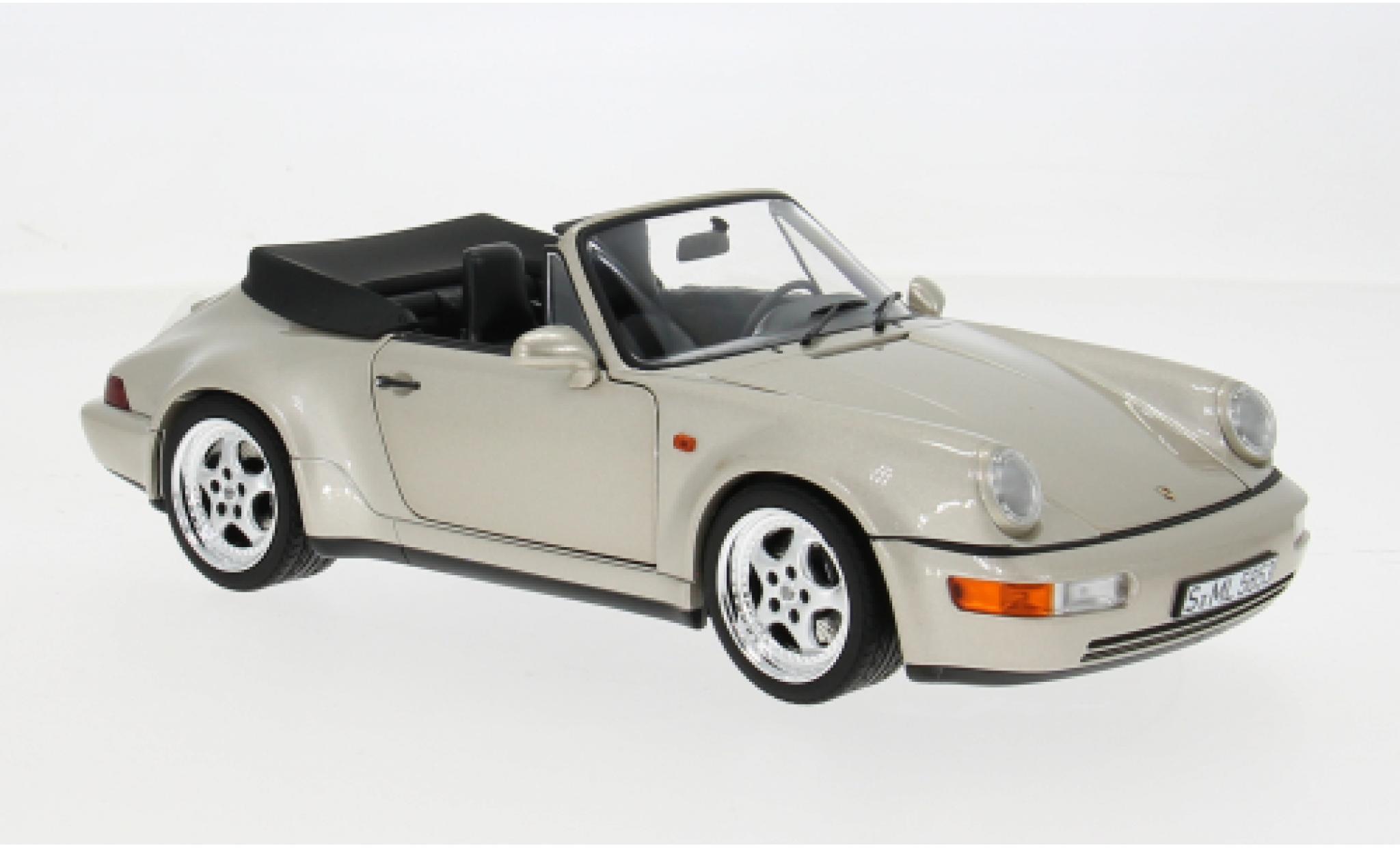 Porsche 964 Turbo 1/18 Norev 911 silber 1992 1:18 diecast model cars