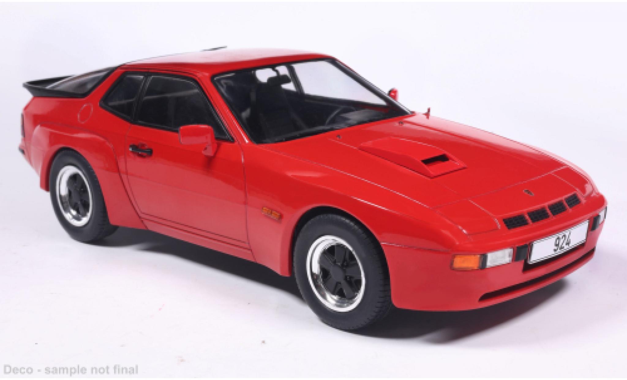 Porsche 924 1/18 MCG Carrera GT rot/Dekor 1981 1:18 diecast model cars