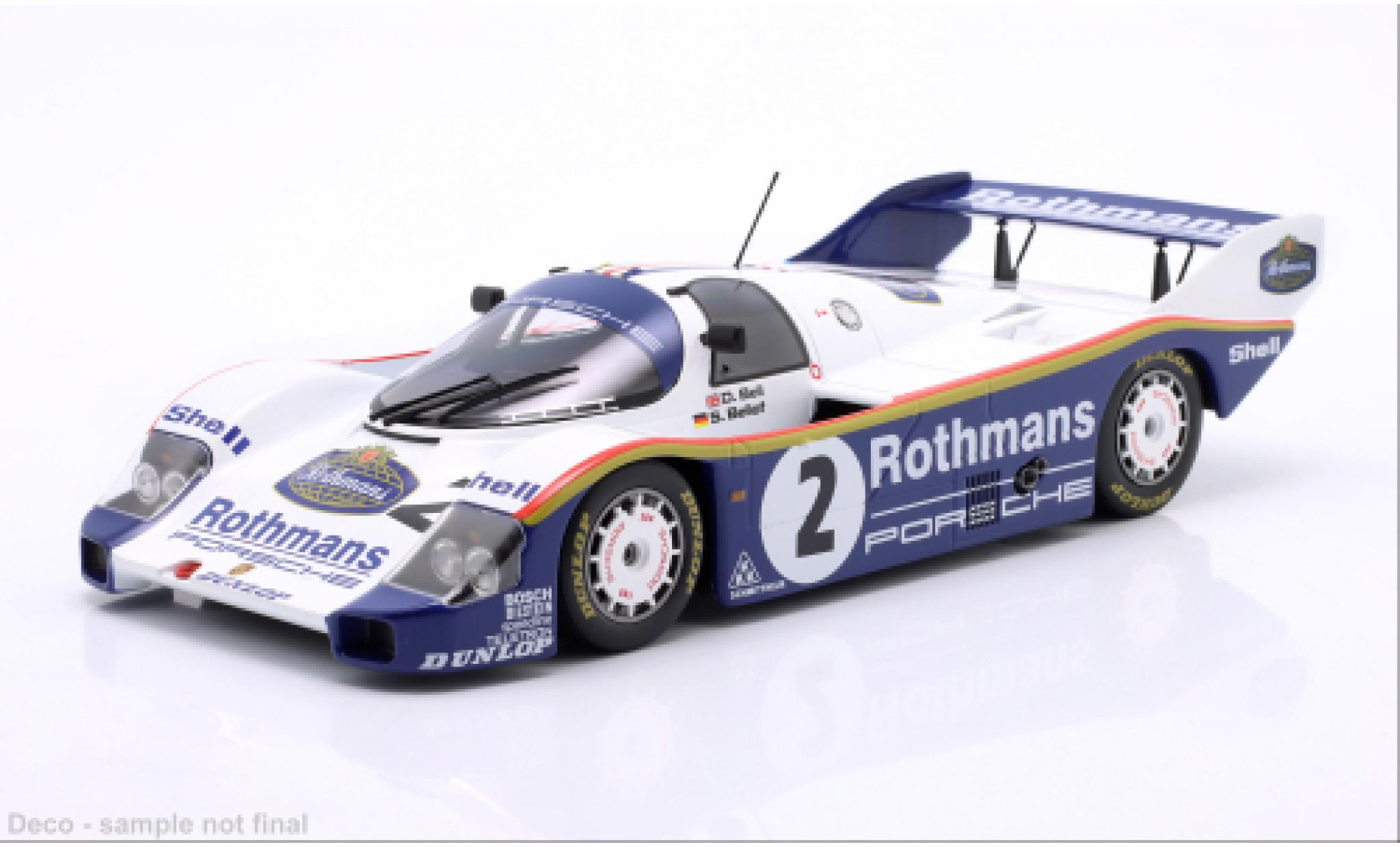 Porsche 956 1984 1/18 Werk83 K 1000 km Sandown #2 S.Bellof/D.Bell 1:18 diecast model cars