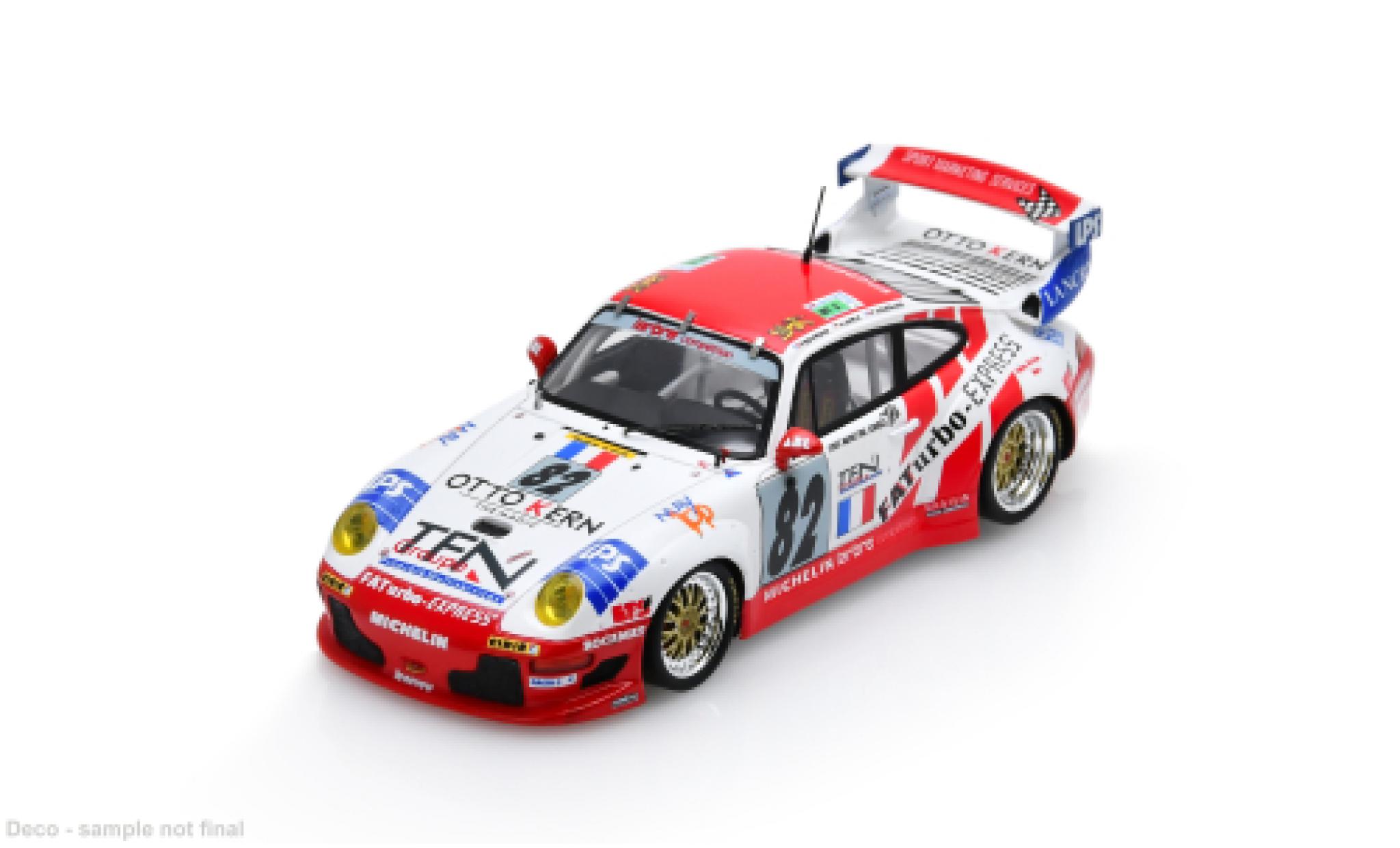 Aston Martin V8 Vantage GT2 1/43 Spark Porsche GT2 24h Le Mans 1996 #82 A.Harle/P.Bourdais 1:43 diecast model cars