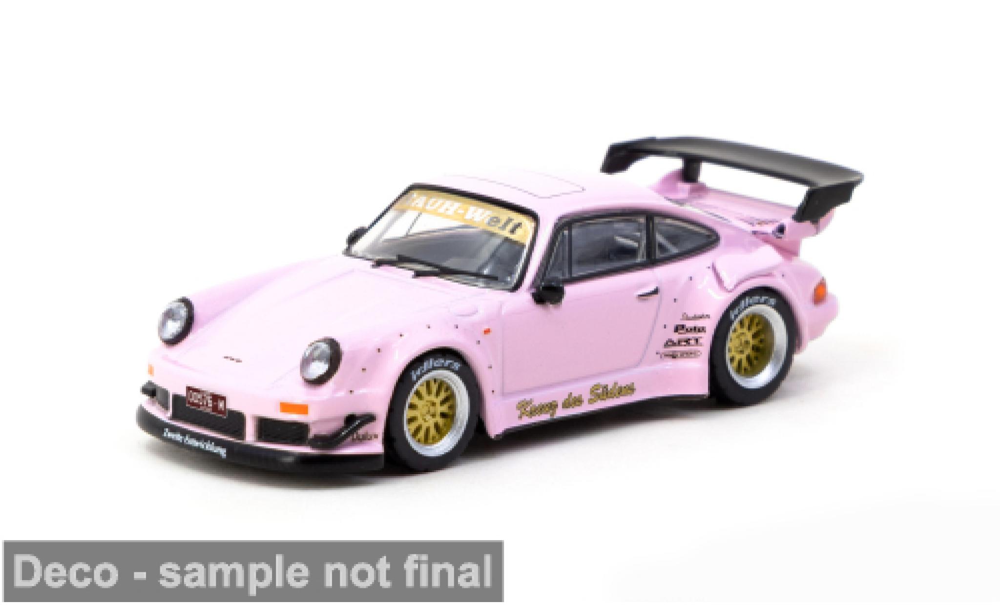 Porsche 930 RWB 1/64 Tarmac Works pink/gold 1:64 diecast model cars