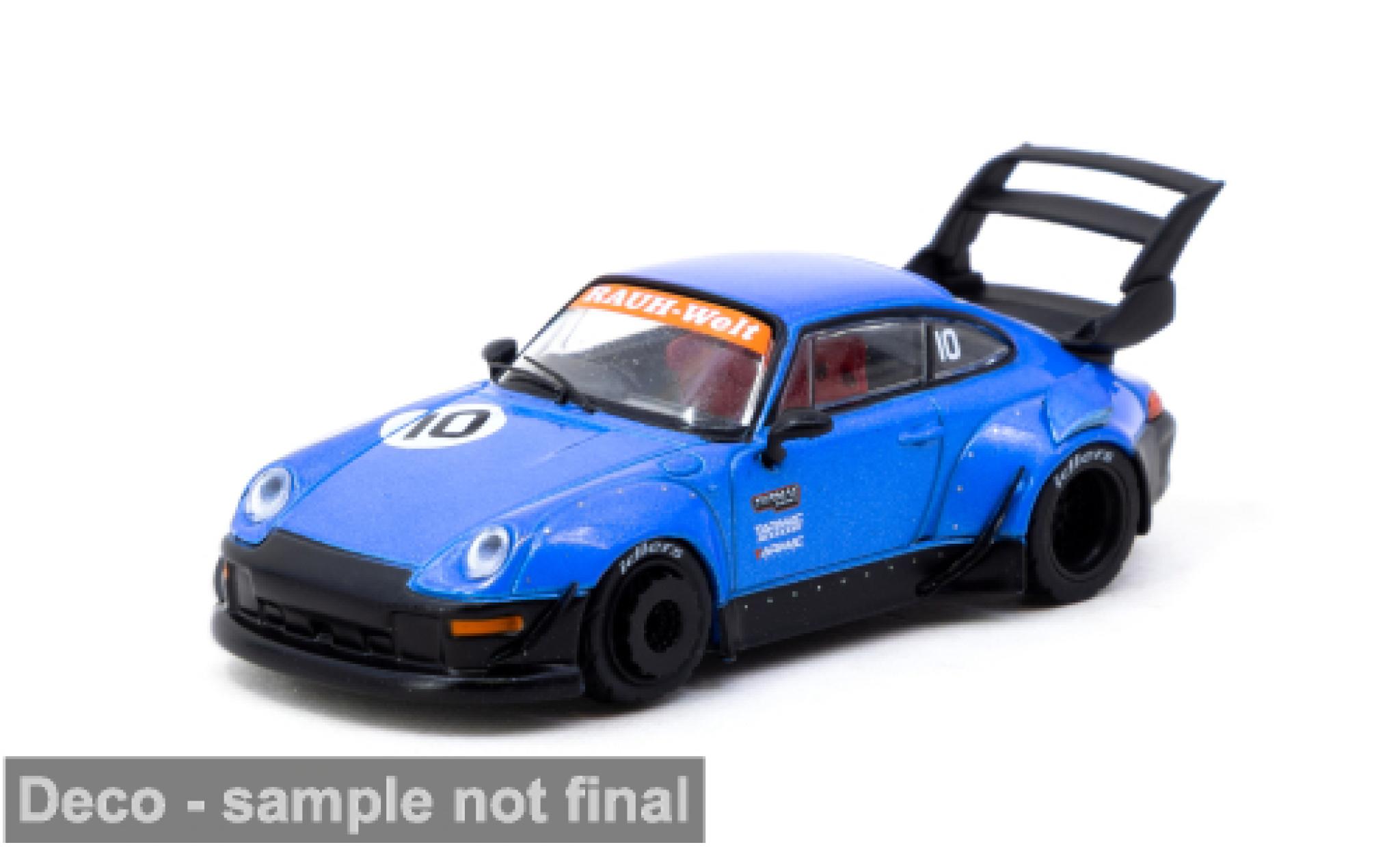 Porsche 993 RWB 1/64 Tarmac Works ( 10th Anniversary) blau/schwarz 1:64 diecast model cars