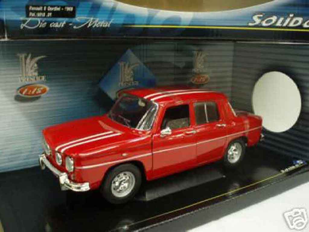 1967 RENAULT 8 TS in Orange 1/18 scale model by SOLIDO