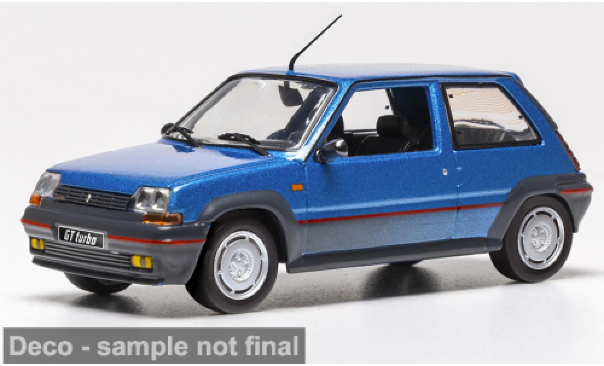 Renault 5 1/43 IXO GT Turbo blau 198 1:43 diecast model cars