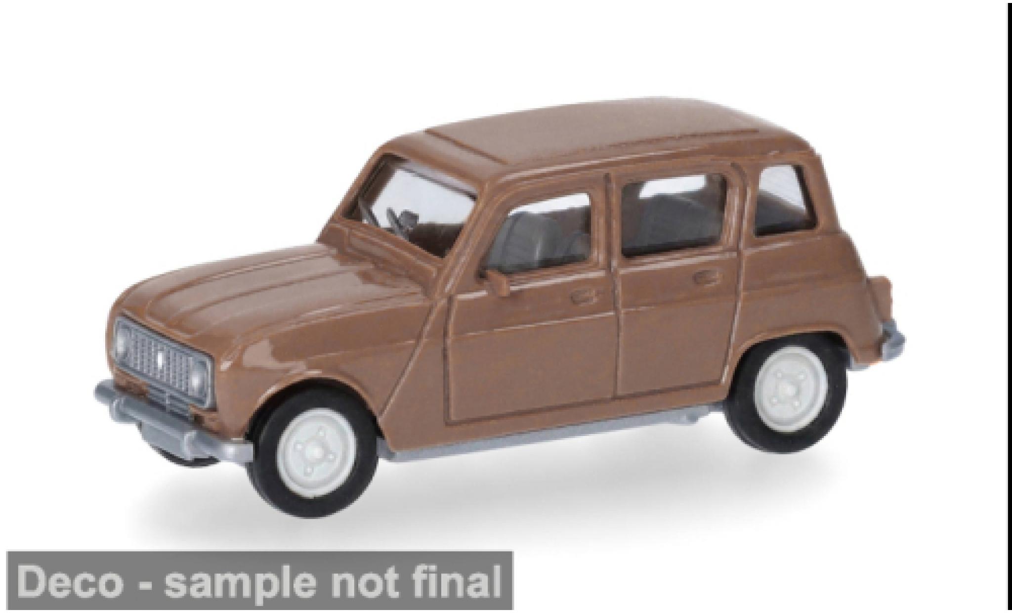 Renault 4 1/87 Herpa R beige 1:87 diecast model cars