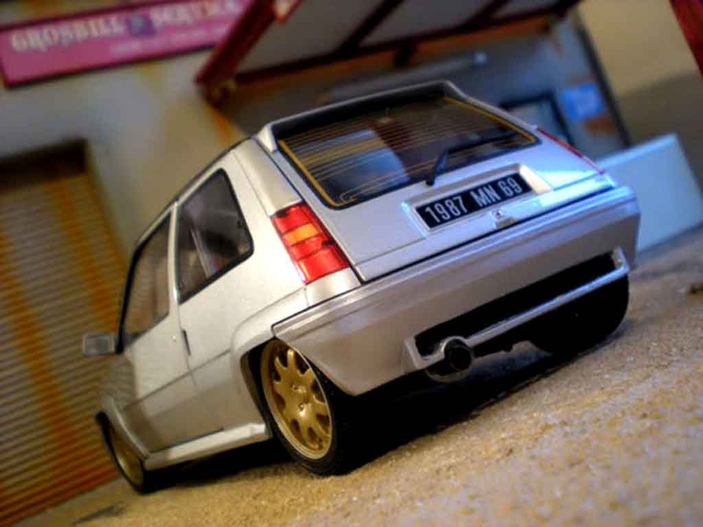 Diecast model cars Renault 5 1/18 Norev GT Turbo by car extreme