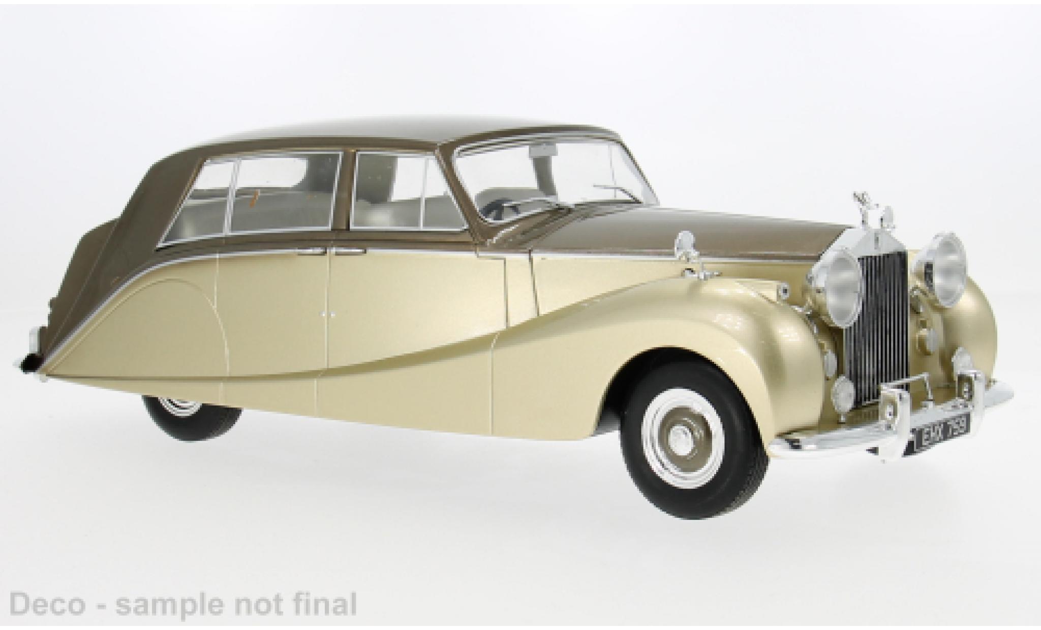 Rolls Royce Silver Wraith 1/18 MCG Empress by Hooper braun/gold 1956 1:18 diecast model cars