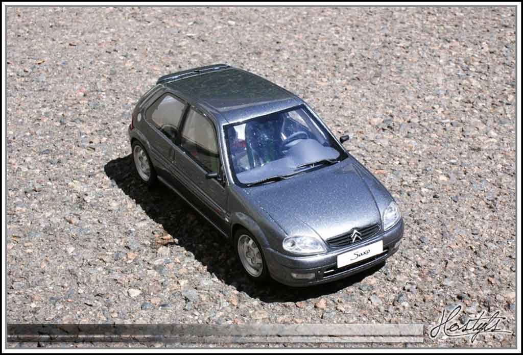 Diecast model cars Citroen Saxo 1/18 Ottomobile vts grey