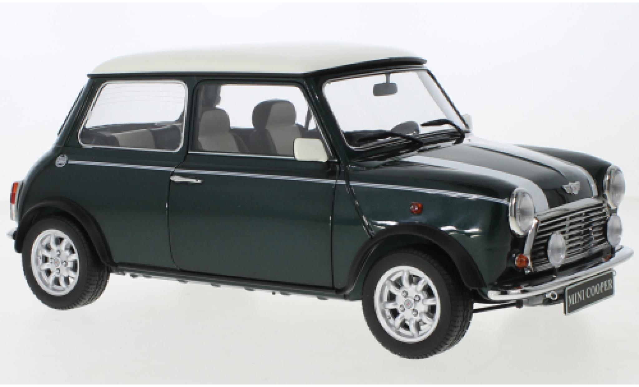 Miniature Motormax AUSTIN MINI COOPER CLASSIC TOIT AVEC DRAPEAU