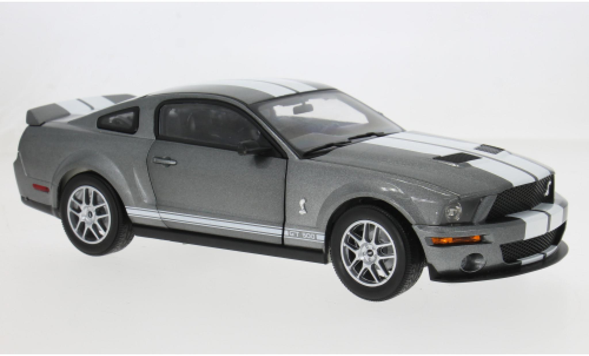 Shelby GT 1/18 Shelby Collectibles 500 grau 2007 1:18 diecast model cars