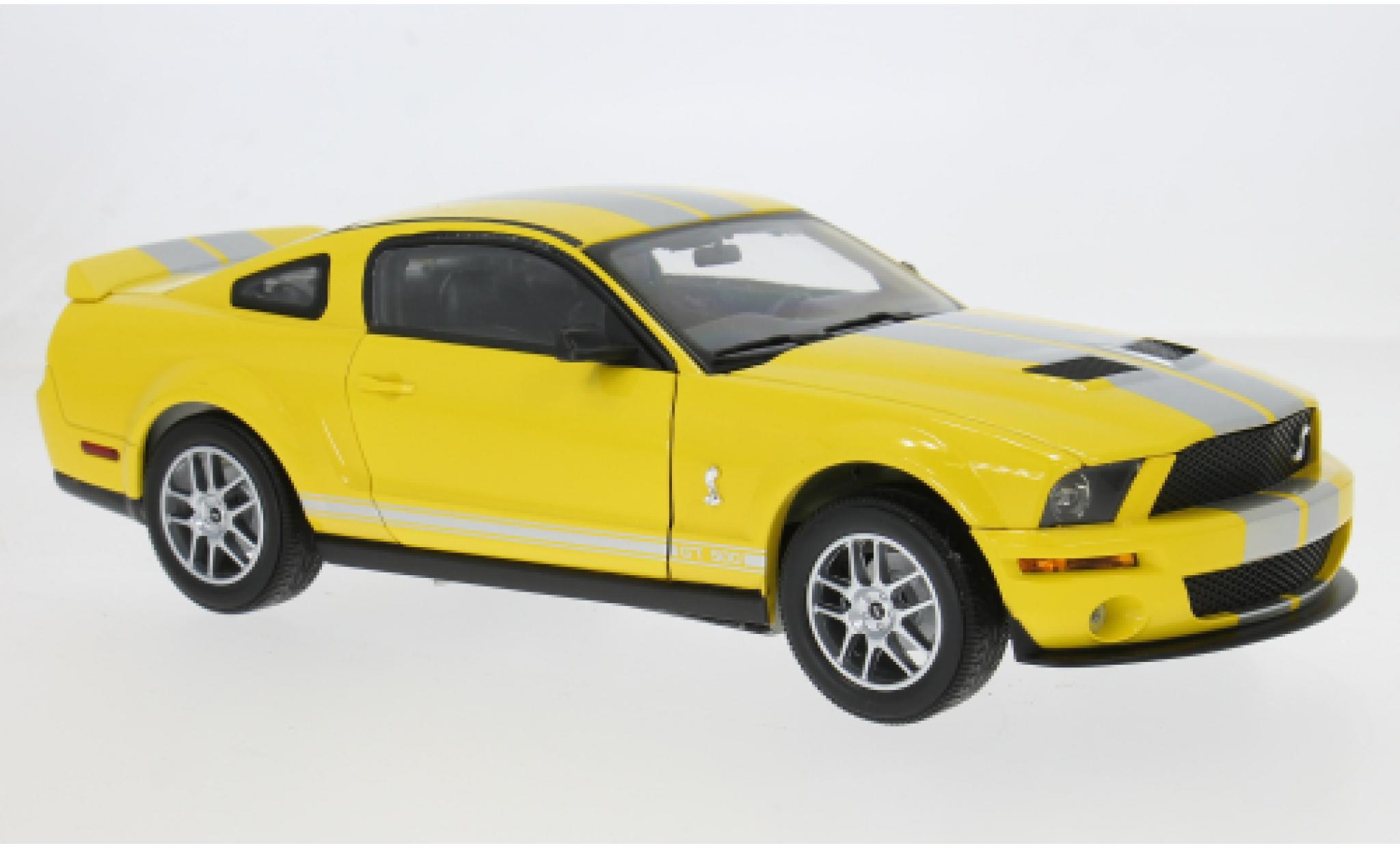Shelby GT 1/18 Shelby Collectibles 500 gelb 2007 1:18 diecast model cars