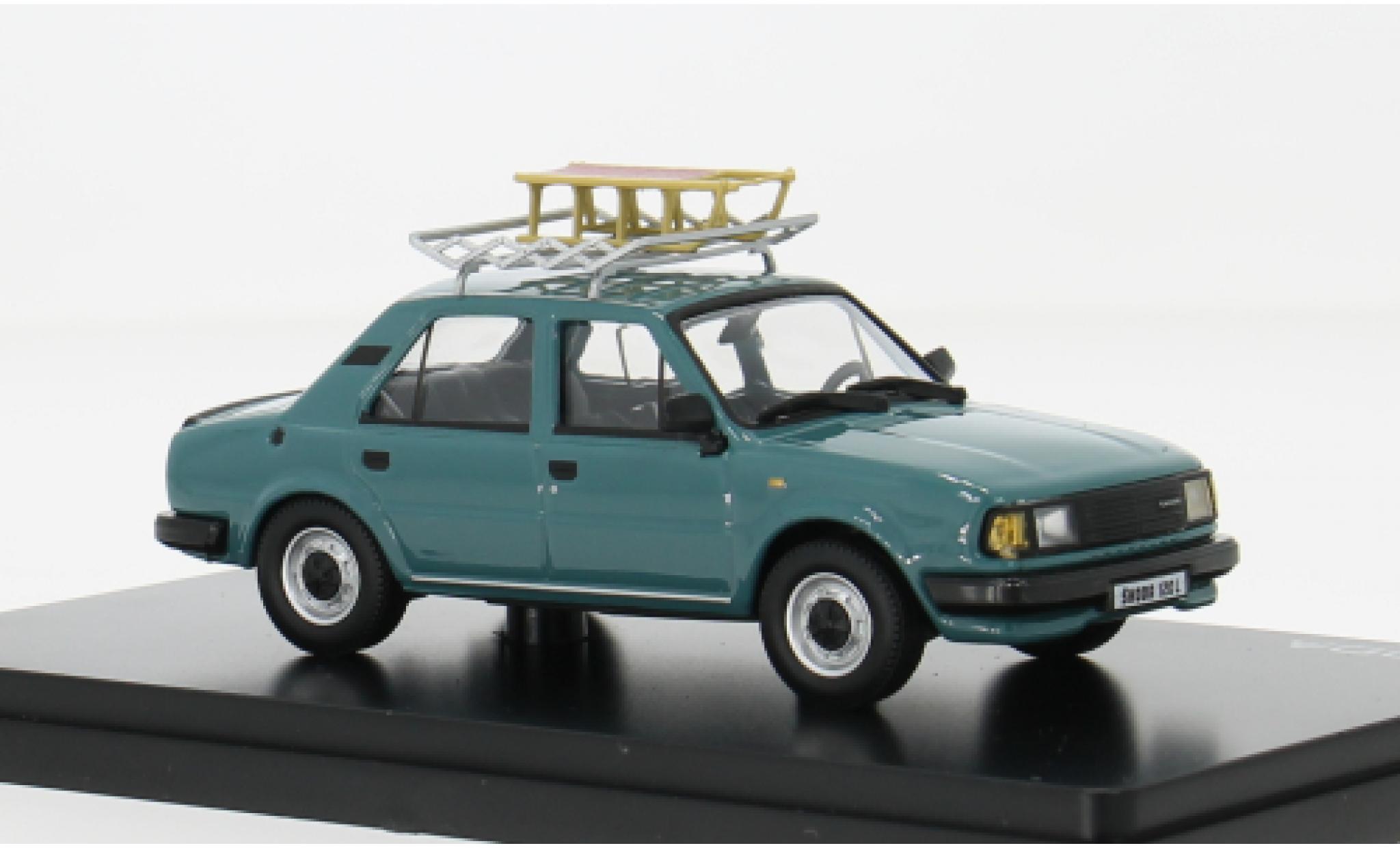 Skoda 120 1/43 Abrex L t&uuml;rkis 1984 1:43 diecast model cars